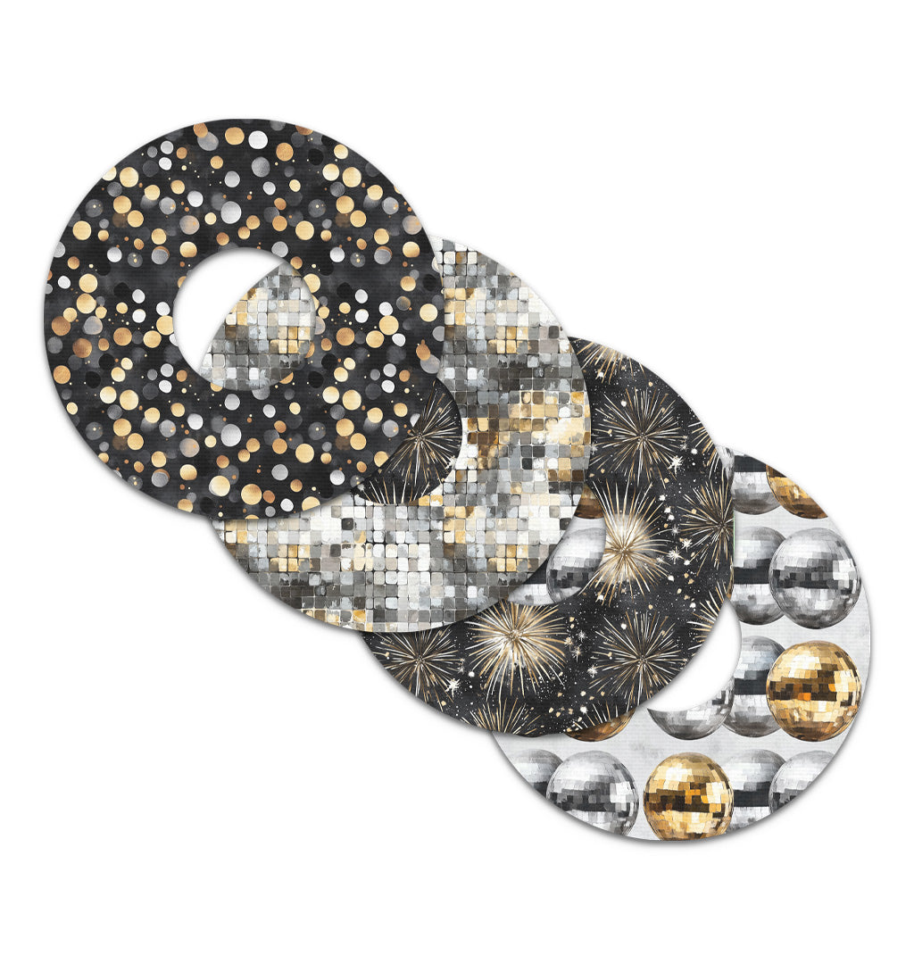 Champagne Glow Variety FreeStyle Libre 3 Plus & Lingo  Patch Tape - Pump Peelz