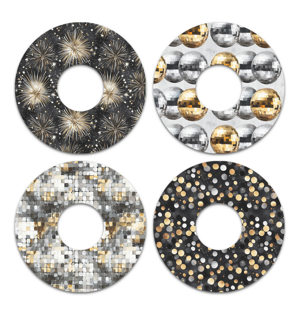 Champagne Glow Variety FreeStyle Libre 3 Plus & Lingo  Patch Tape - Pump Peelz