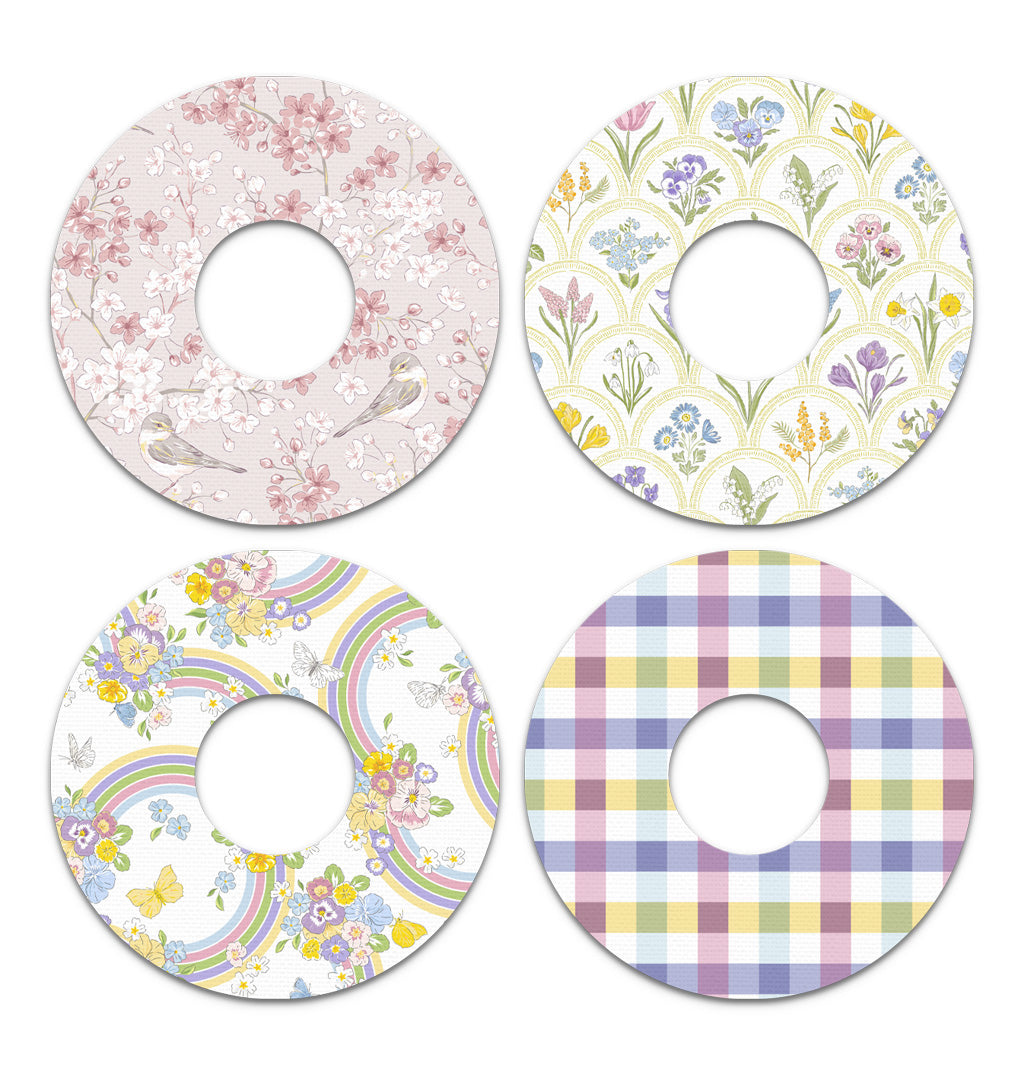 Spring Variety Pack FreeStyle Libre 3 Plus & Lingo  Patch Tape - Pump Peelz