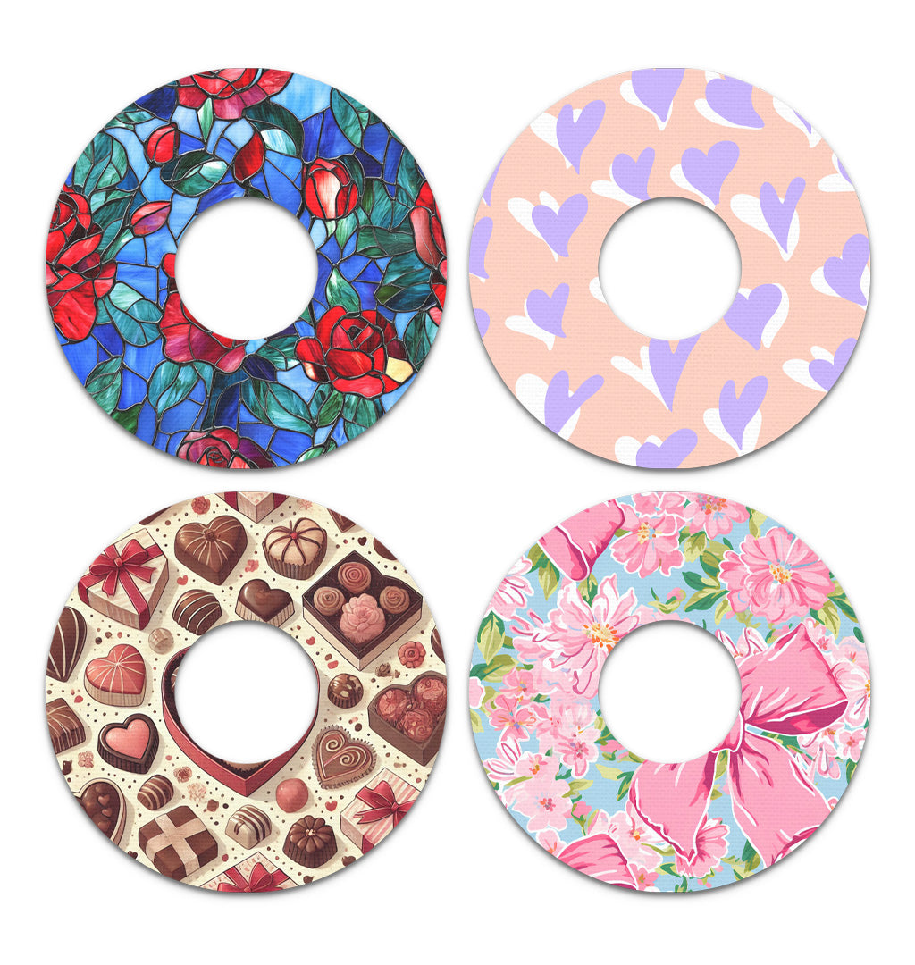 Valentines 2025 Variety Pack FreeStyle Libre 3 Plus & Lingo  Patch Tape - Pump Peelz