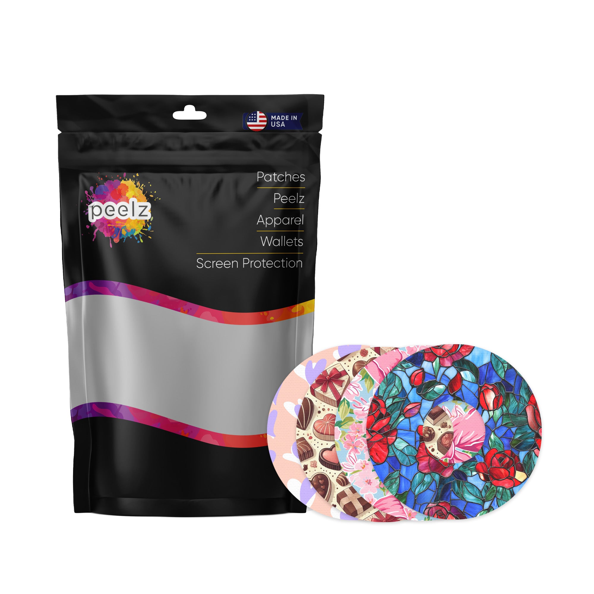 Valentines 2025 Variety Pack FreeStyle Libre 3 Plus & Lingo  Patch Tape - Pump Peelz