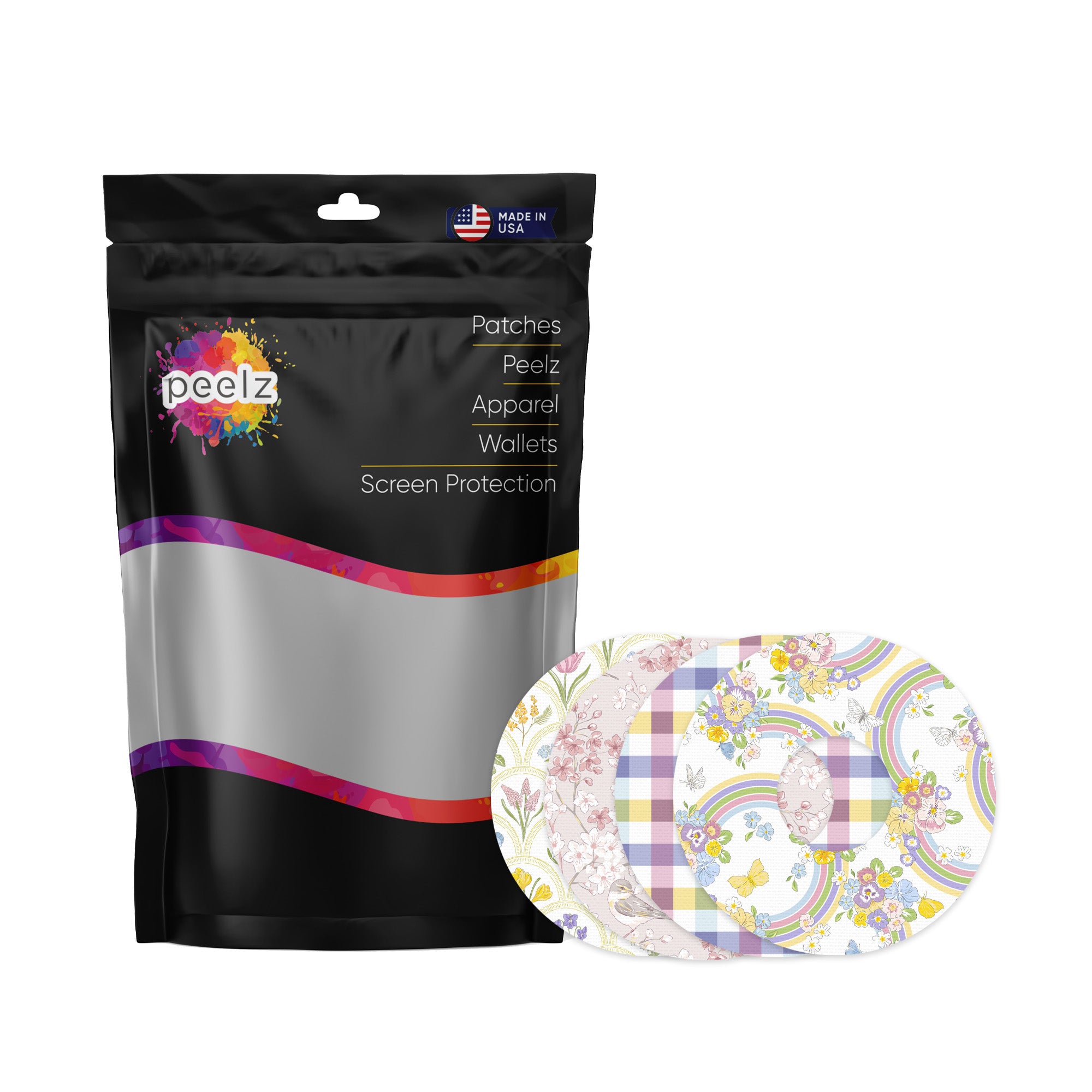 Spring Variety Pack FreeStyle Libre 3 Plus & Lingo  Patch Tape - Pump Peelz