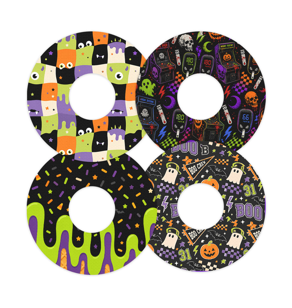 Halloween Favorites Variety Pack Patch Tape Designed for the FreeStyle Libre 3 Plus & Lingo  - Pump Peelz