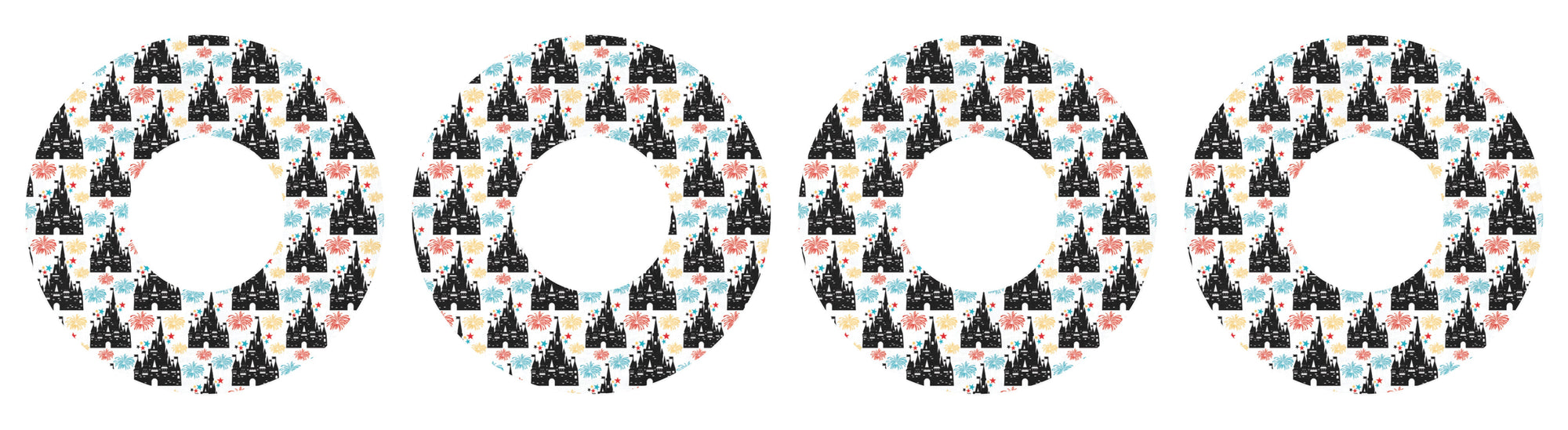 Magical Castle Patch+ Tape Designed for the FreeStyle Libre 2 - Pump Peelz