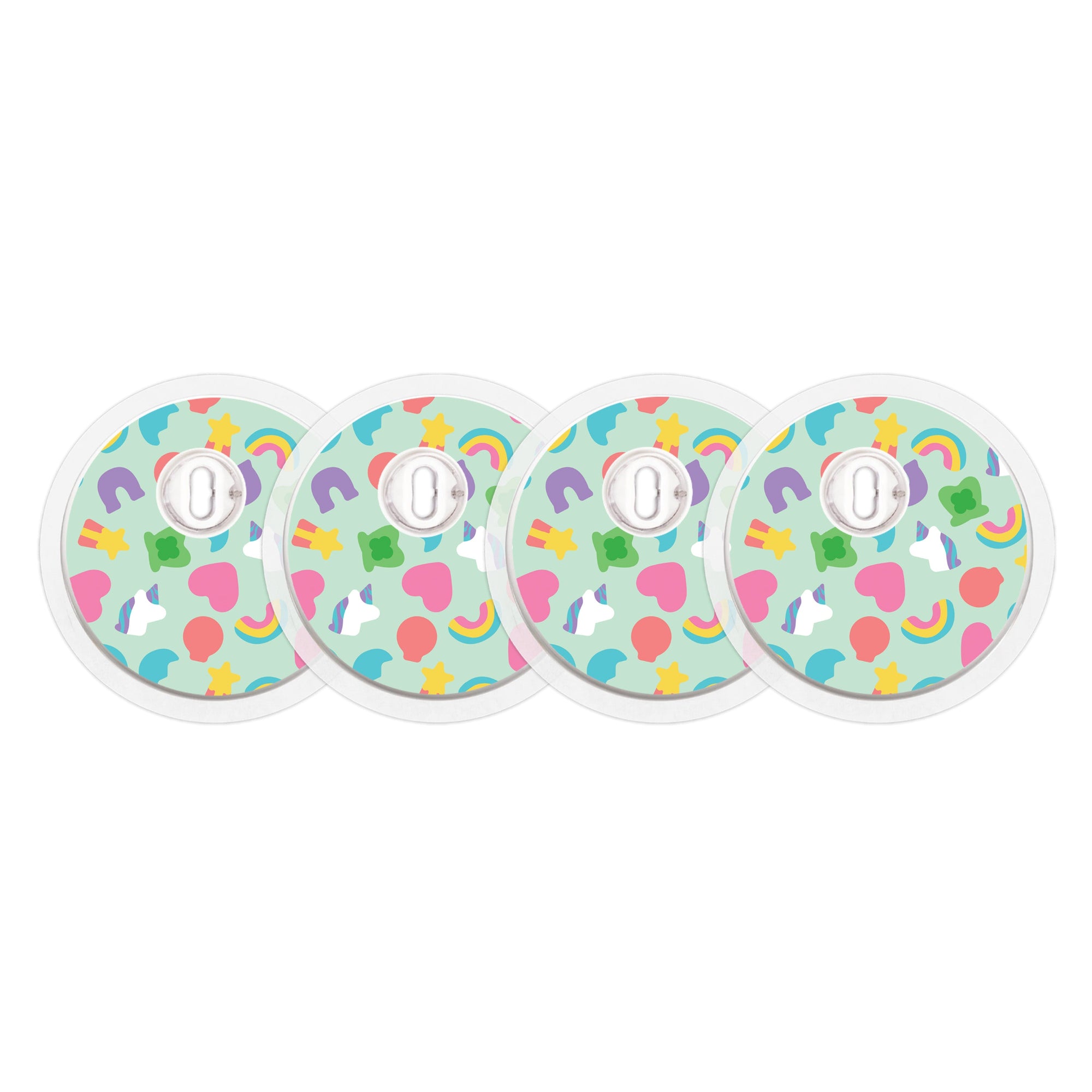 Marshmallow Charms Sticker Designed for the FreeStyle Libre 3 Sensor-Pump Peelz