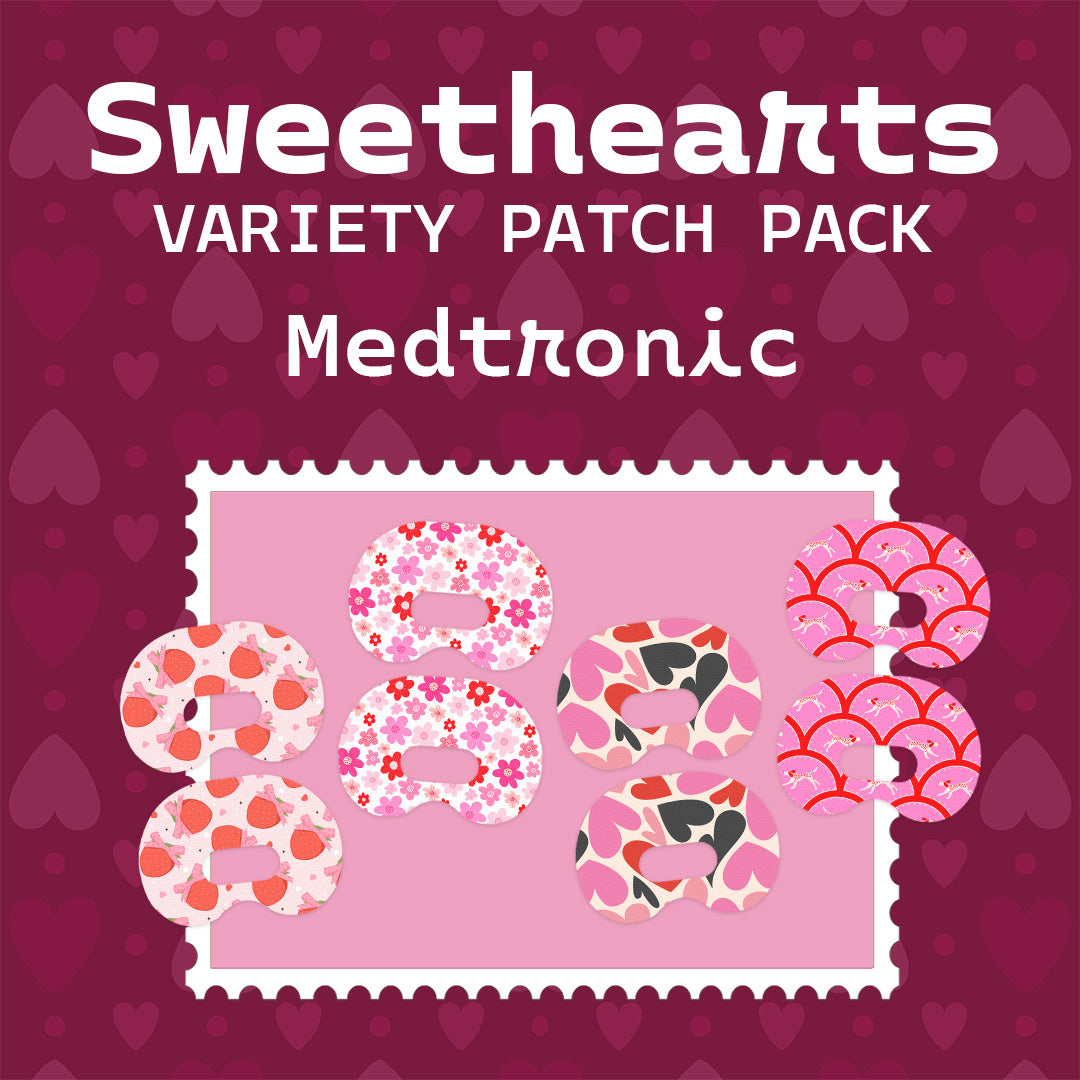 Sweethearts Variety Medtronic Guardian Connect Patch Tape - Pump Peelz