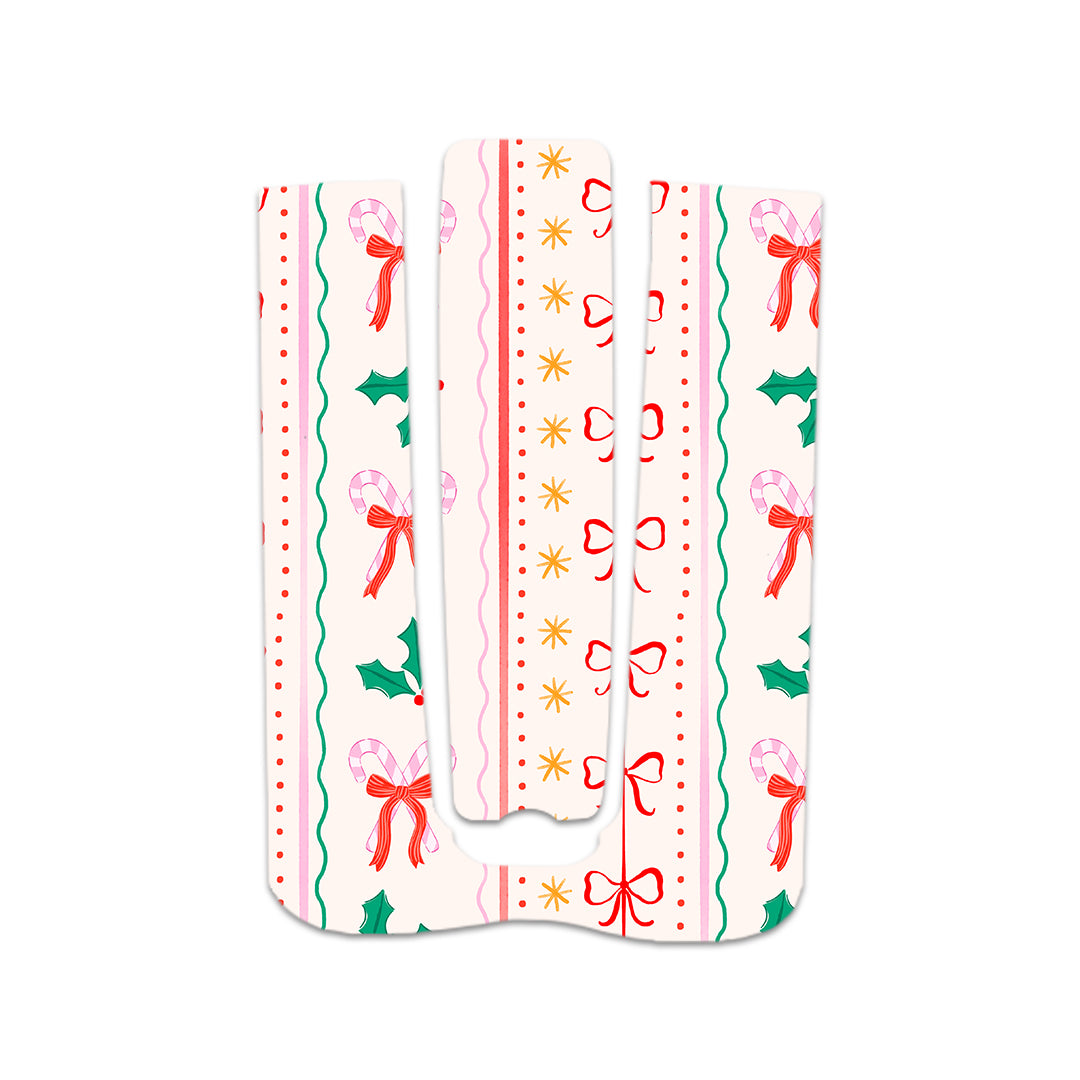 Holly Jolly Ribbon Medtronic MiniMed 770G & 780G Sticker - Pump Peelz