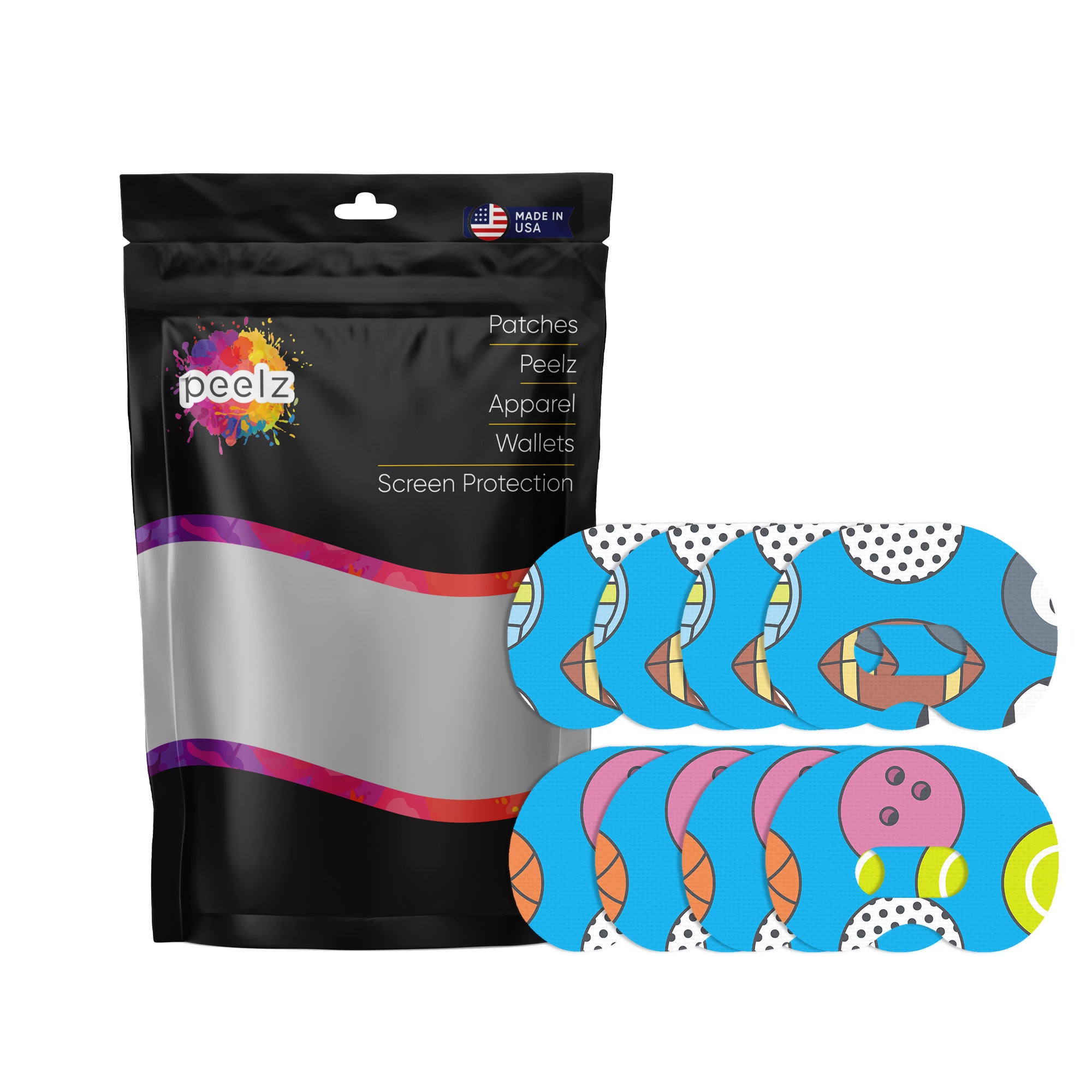 All Star Toss Medtronic Guardian Connect Patch Tape - Pump Peelz