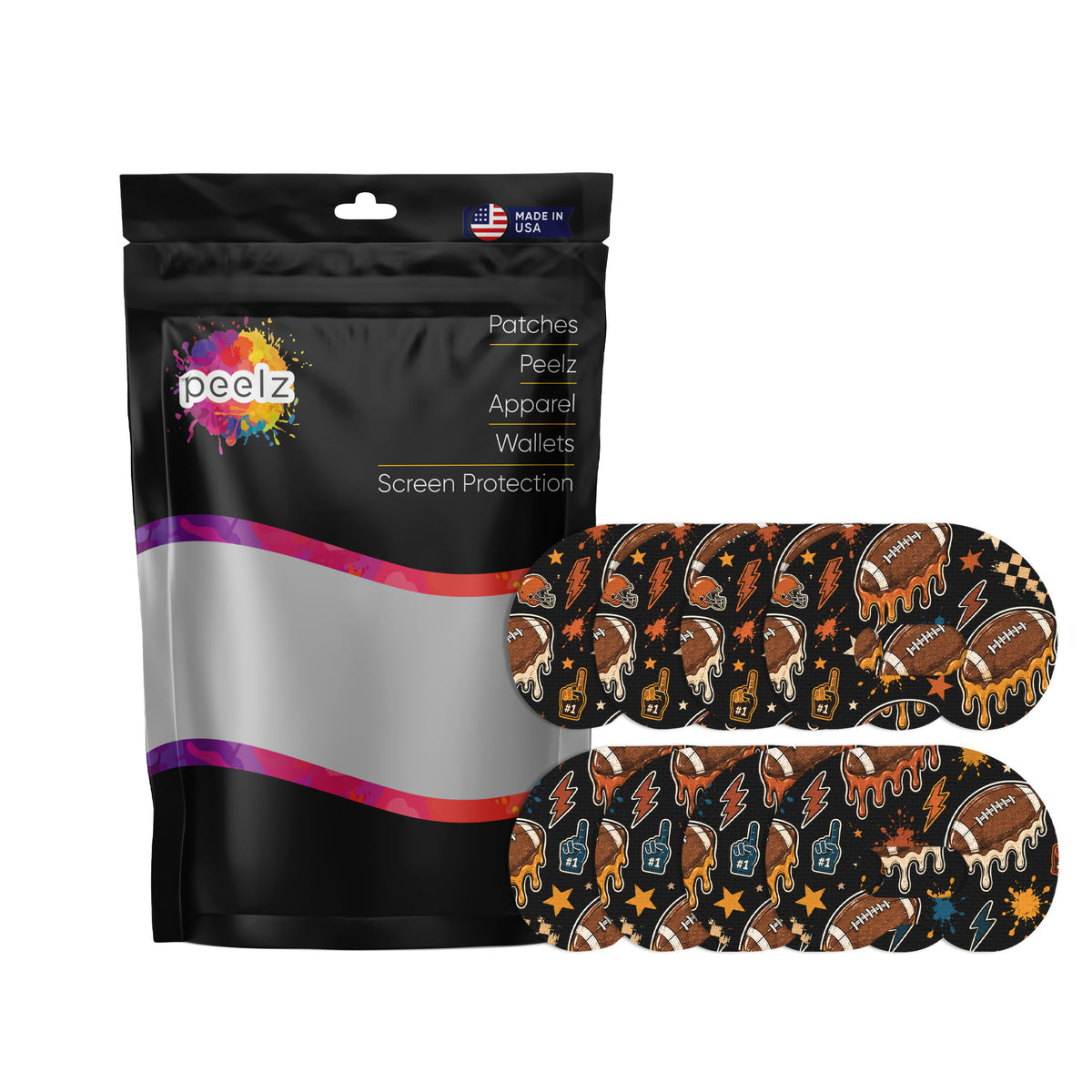 Game Day Drip Medtronic Guardian Connect Patch Tape - Pump Peelz