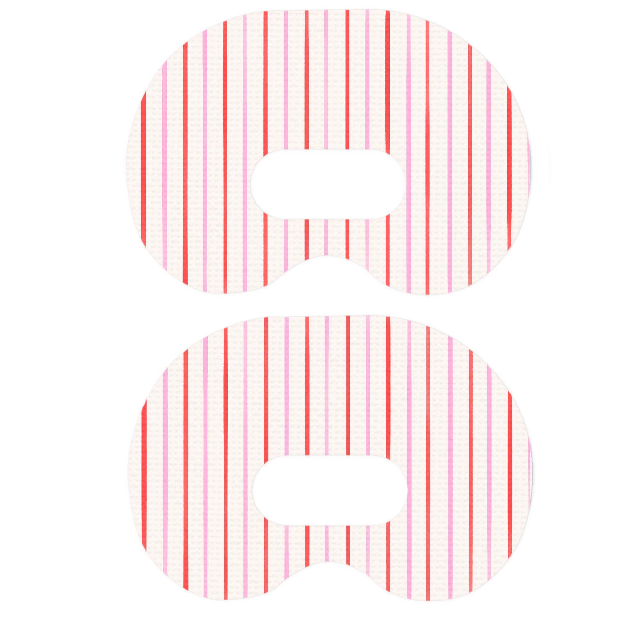 Peppermint Stripes Medtronic Guardian Connect Patch Tape - Pump Peelz