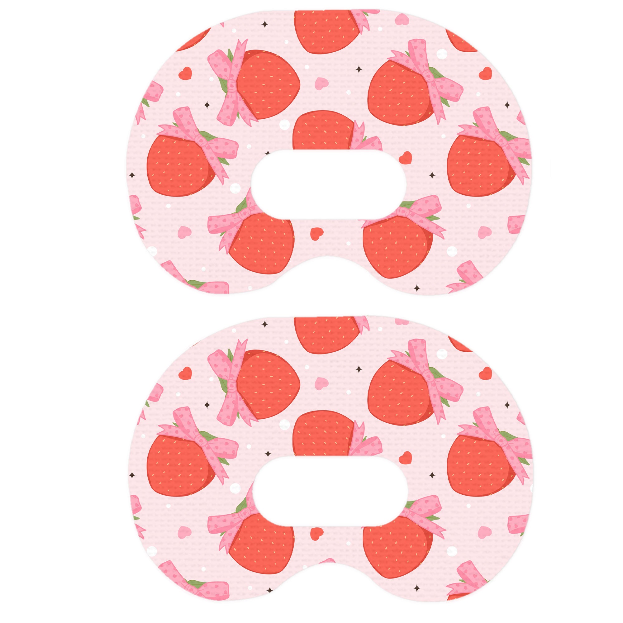 Strawberry Kisses Medtronic Guardian Connect Patch Tape - Pump Peelz