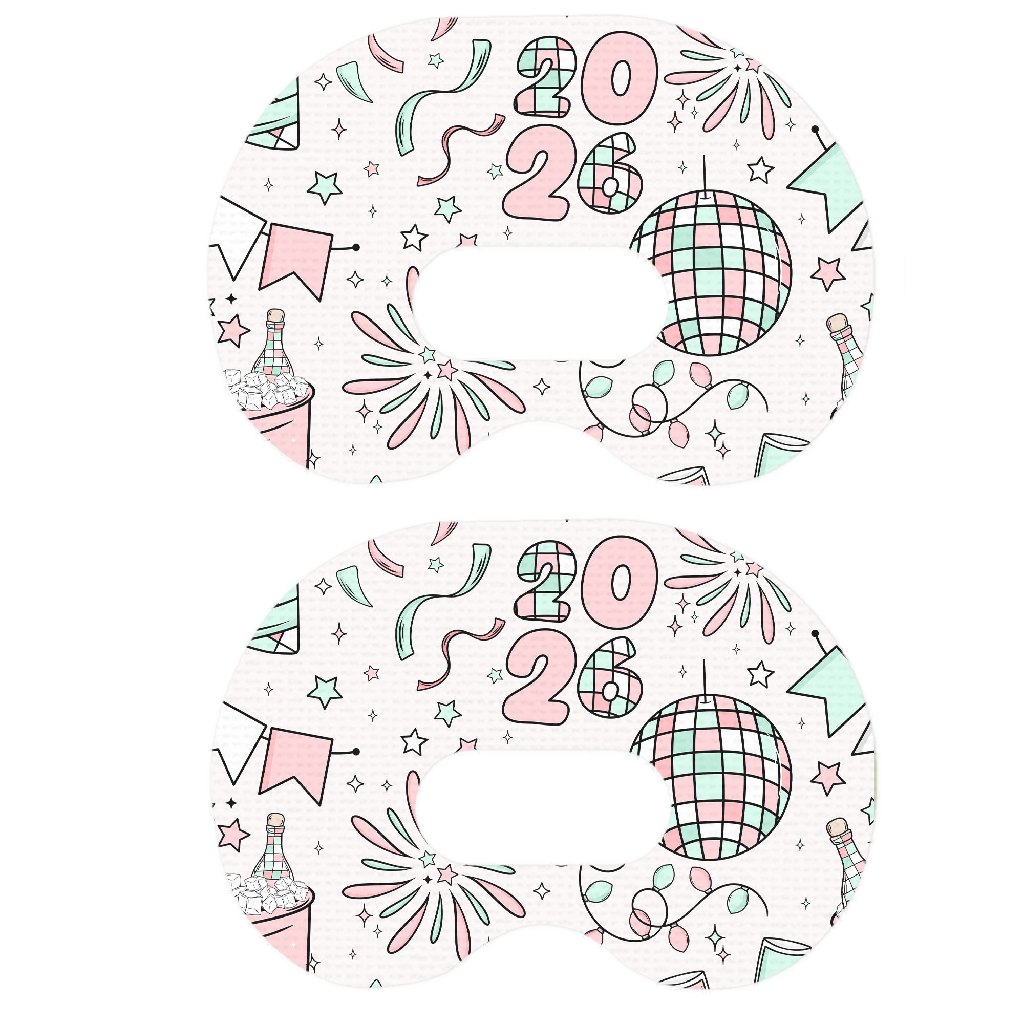 Cheers to '26 Medtronic Guardian Connect Patch Tape - Pump Peelz