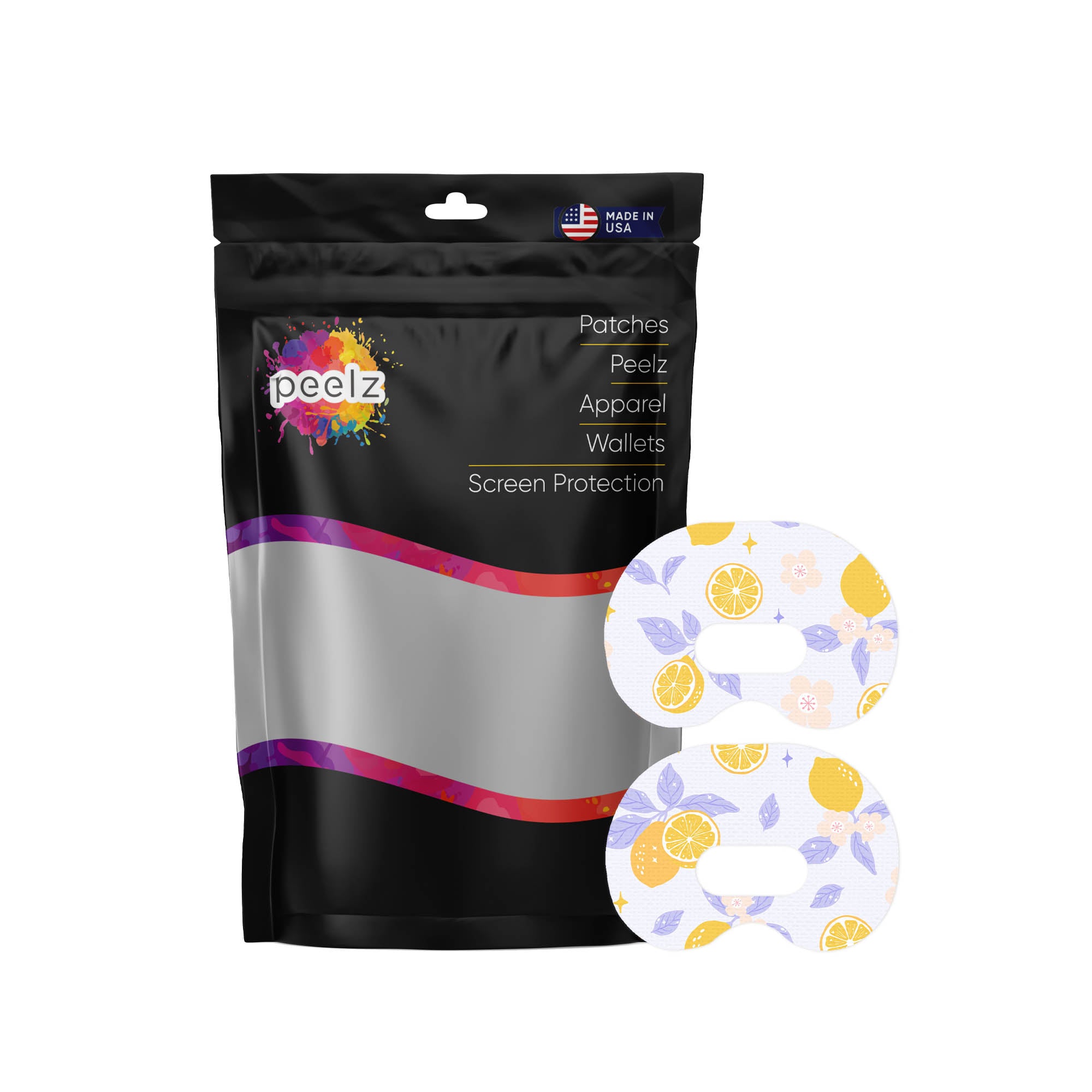 Lemon Lavender Medtronic Guardian Connect Patch Tape - Pump Peelz