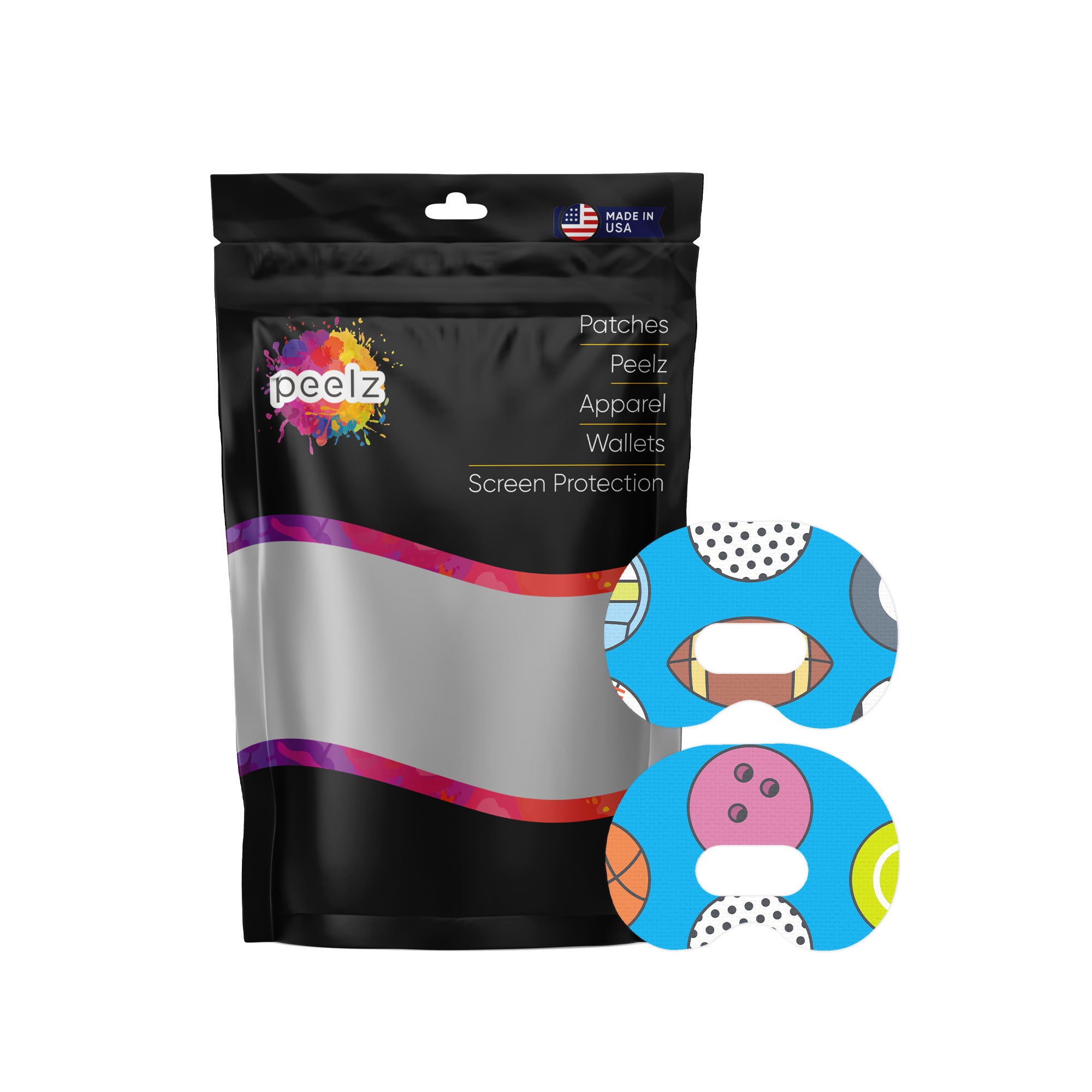 All Star Toss Medtronic Guardian Connect Patch Tape - Pump Peelz