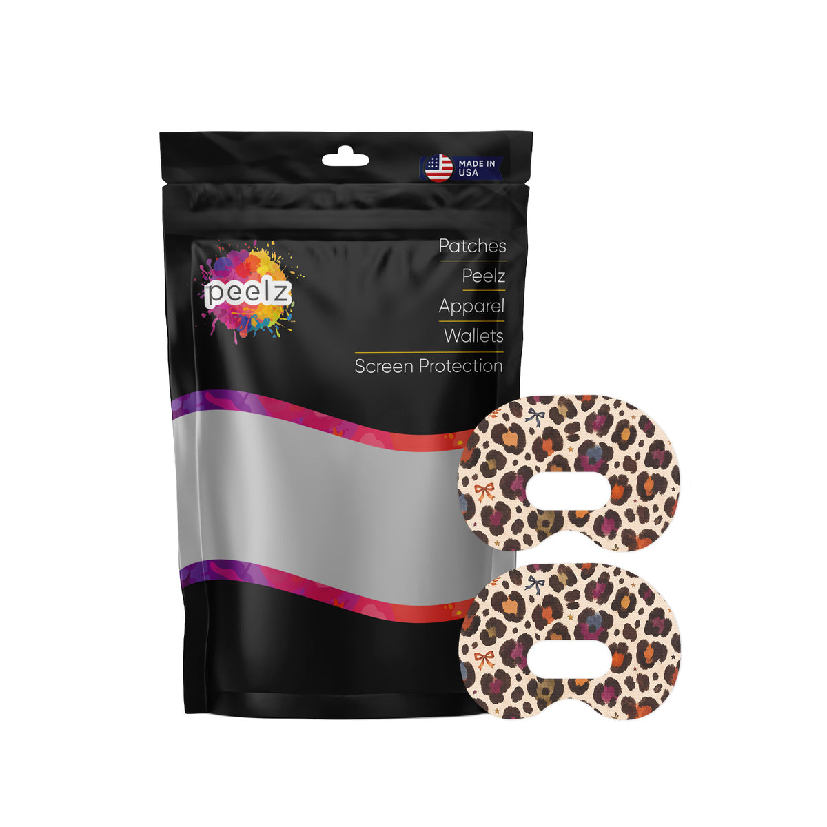 Boho Leopard Medtronic Guardian Connect Patch Tape - Pump Peelz