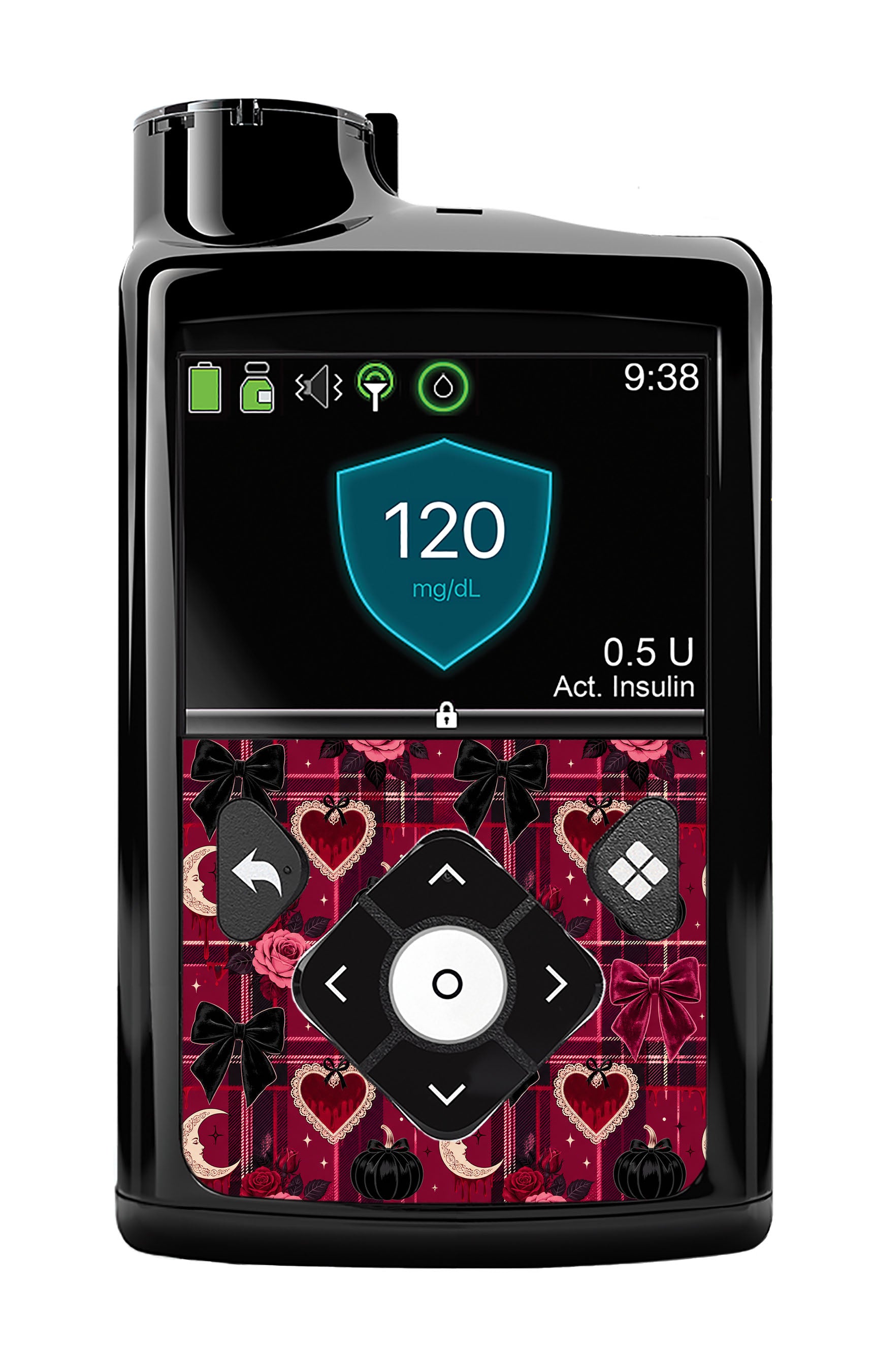 Gothic Sweetheart Plaid Medtronic MiniMed 770G & 780G Sticker - Pump Peelz