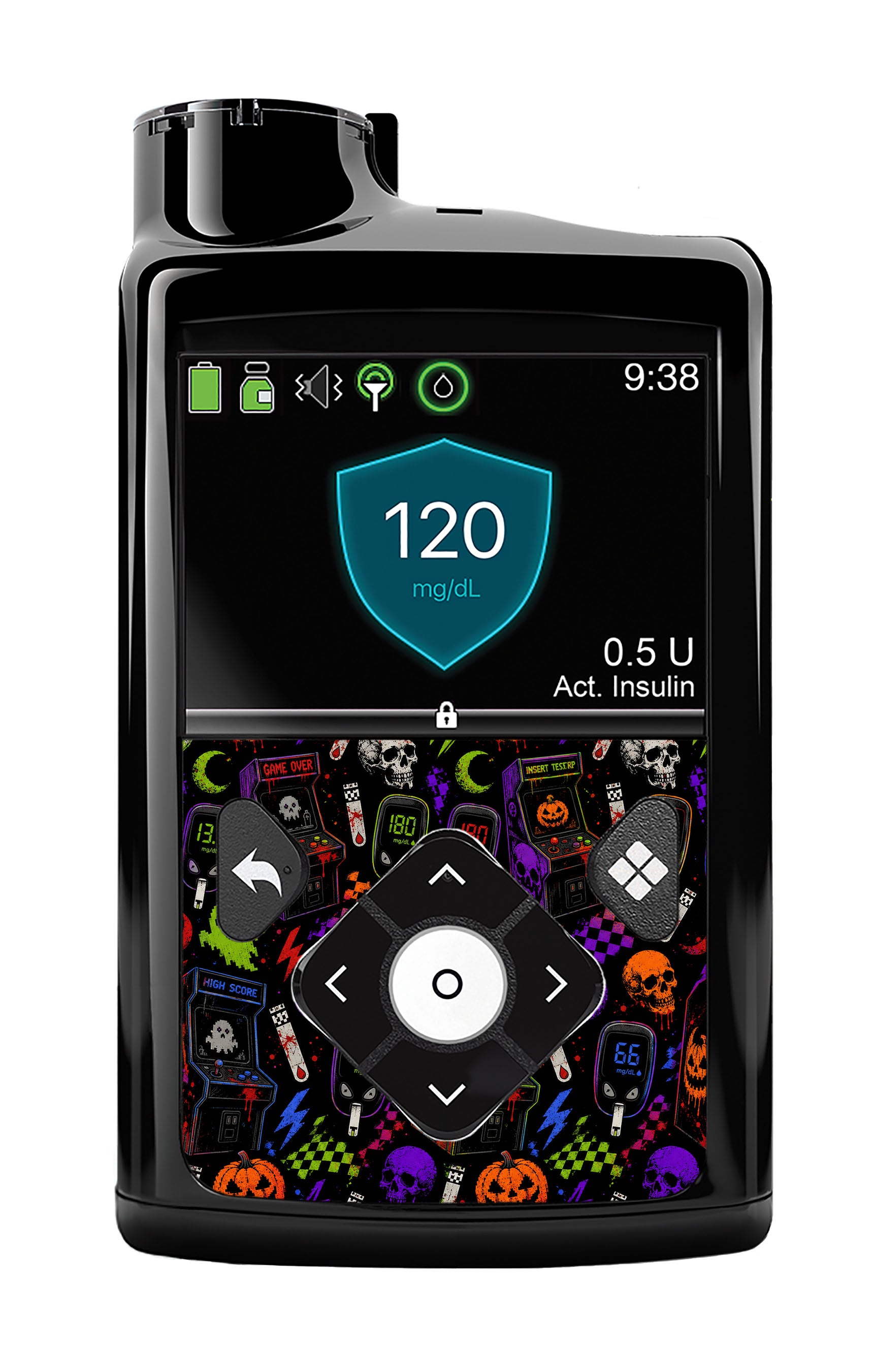 Haunted Arcade Medtronic MiniMed 770G & 780G Sticker - Pump Peelz