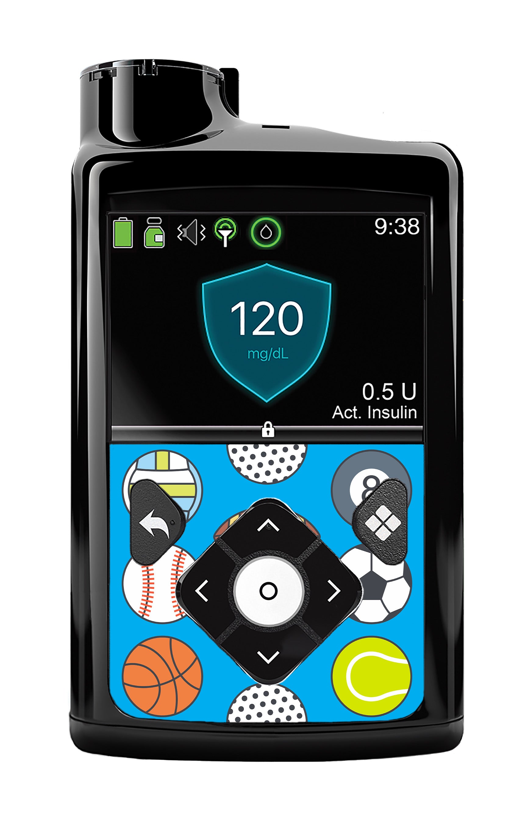 All Star Toss Medtronic MiniMed 770G & 780G Sticker - Pump Peelz