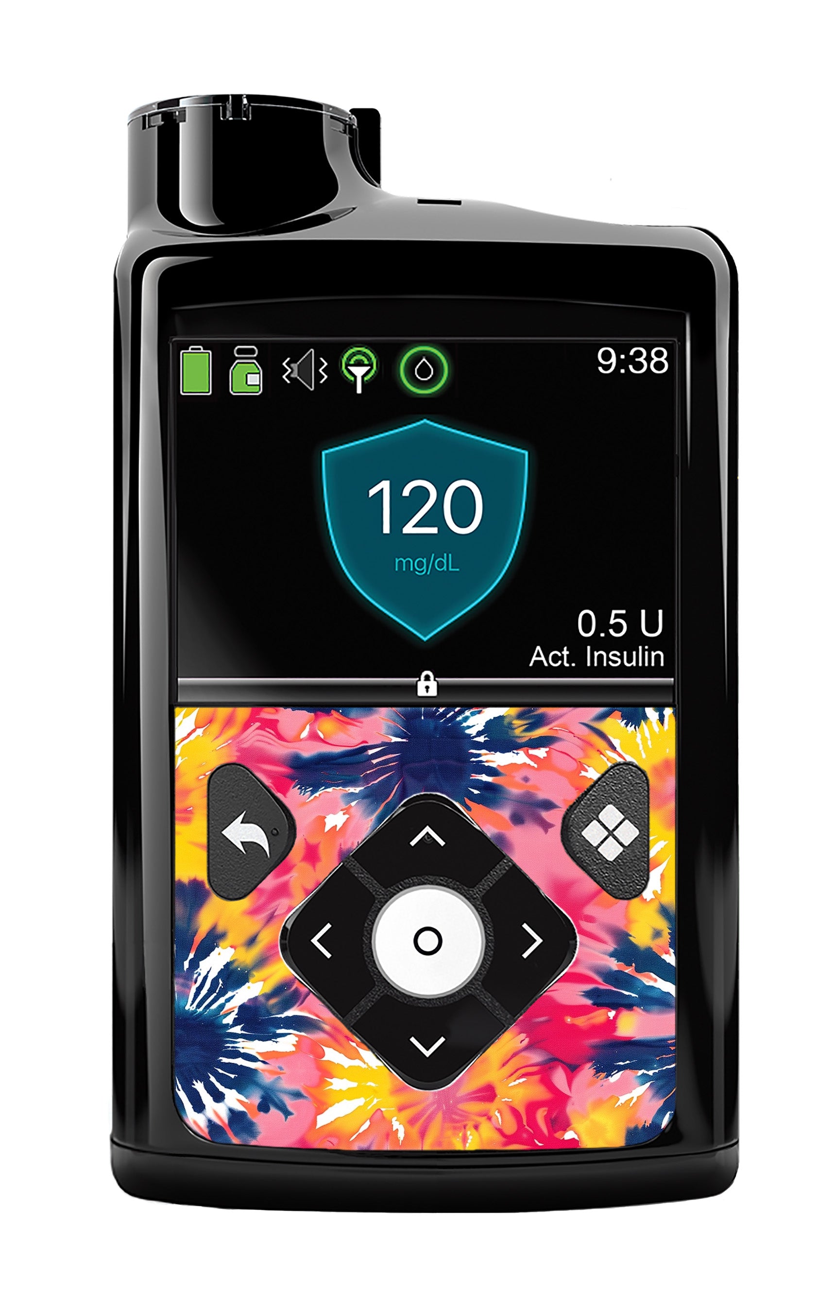 Summer Tie Dye Sticker for Medtronic MiniMed 770G & 780G