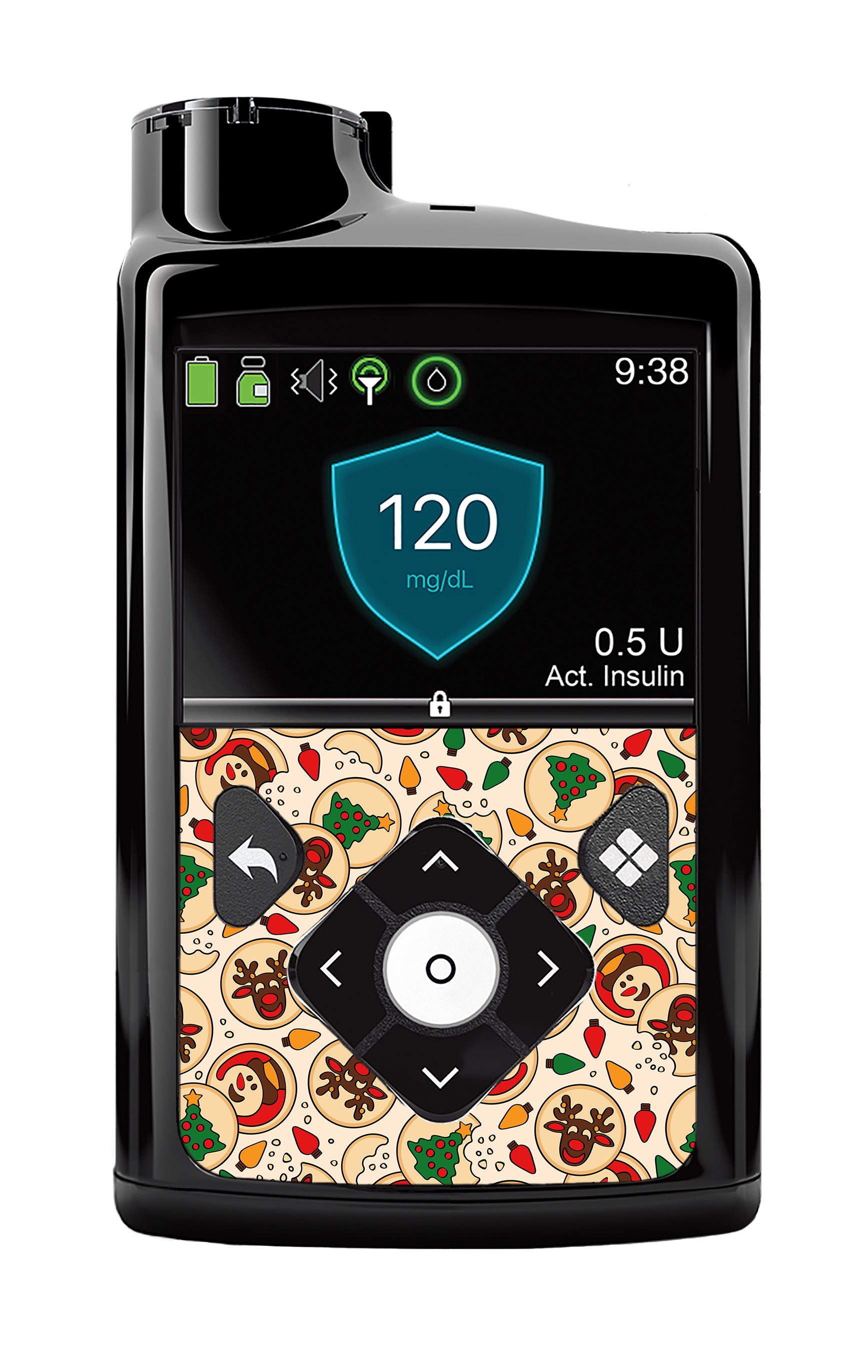 Santa's Cookies Medtronic MiniMed 770G & 780G Sticker - Pump Peelz