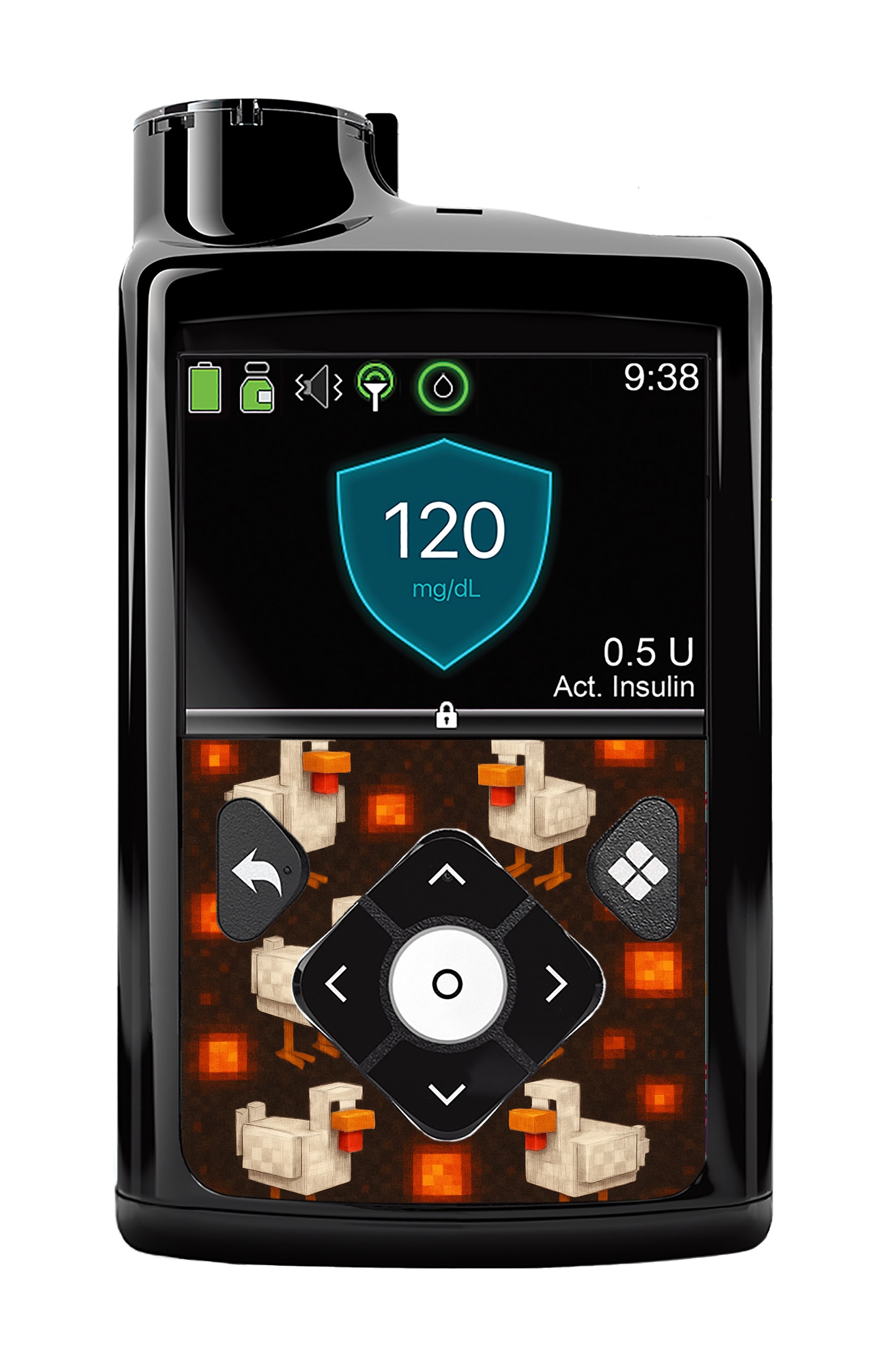 Inferno Chicken Medtronic MiniMed 770G & 780G Sticker - Pump Peelz