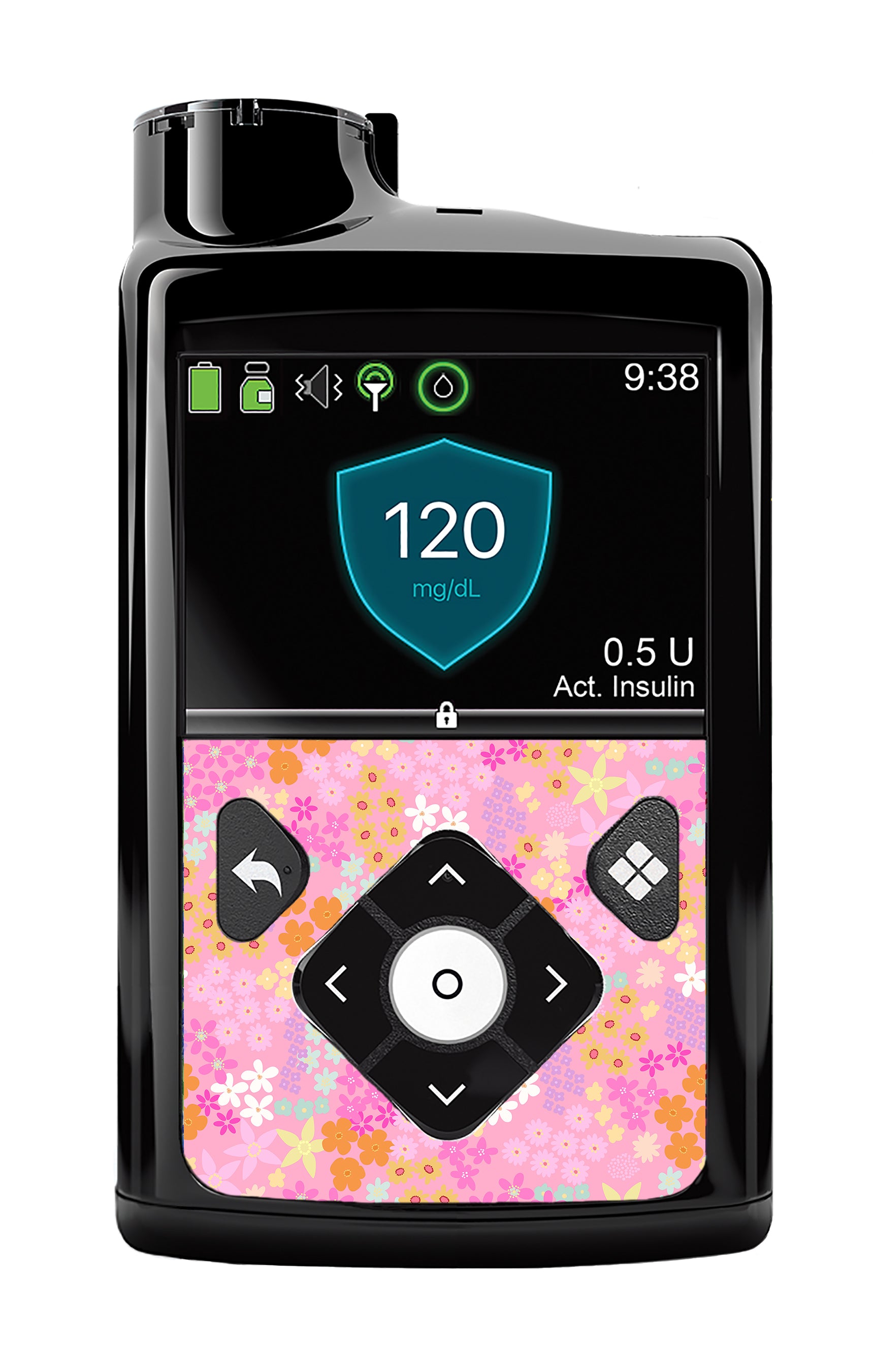 Pink Petals Medtronic MiniMed 770G & 780G Sticker - Pump Peelz