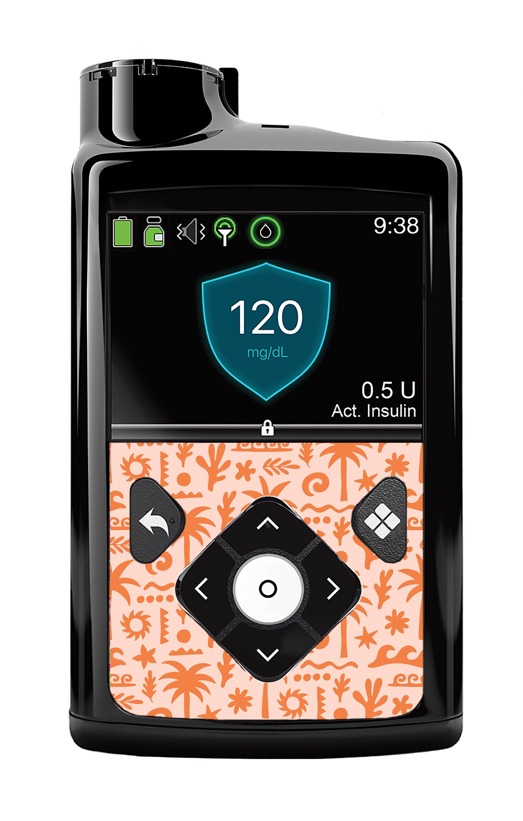 Terracotta Tides Medtronic MiniMed 770G & 780G Sticker - Pump Peelz