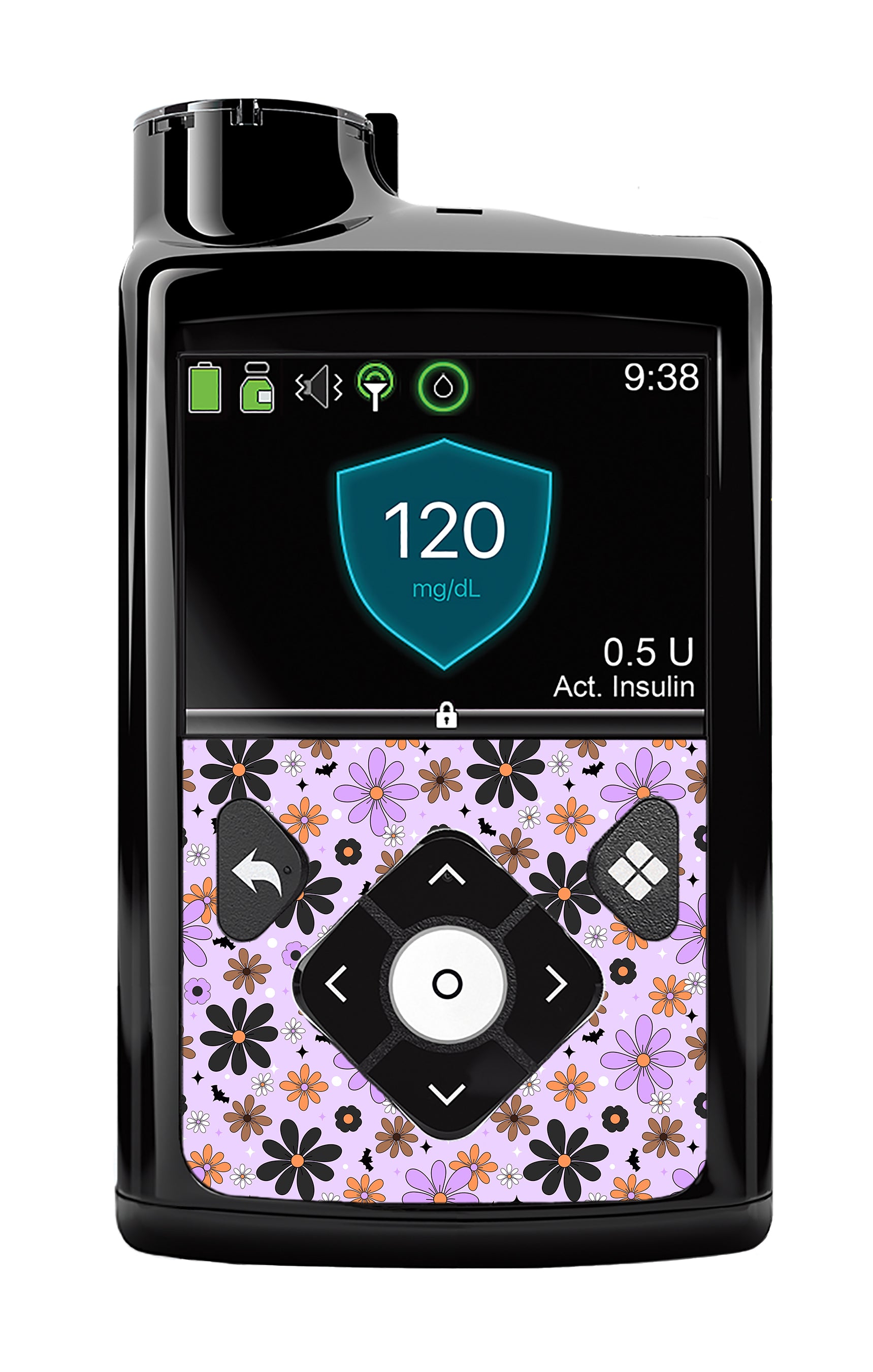 Batty Blooms Medtronic MiniMed 770G & 780G Sticker - Pump Peelz