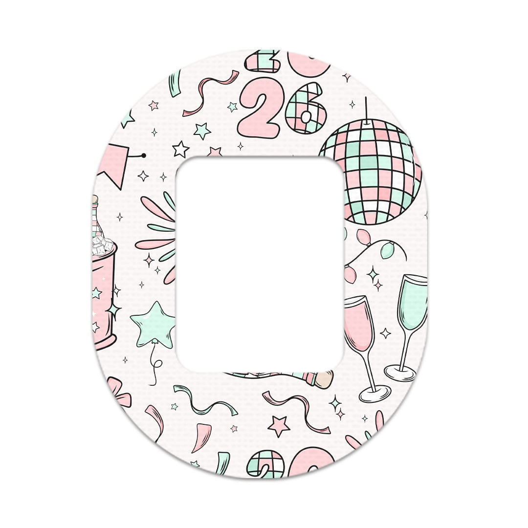 Cheers to '26 Tandem Mobi Patch Tape - Pump Peelz