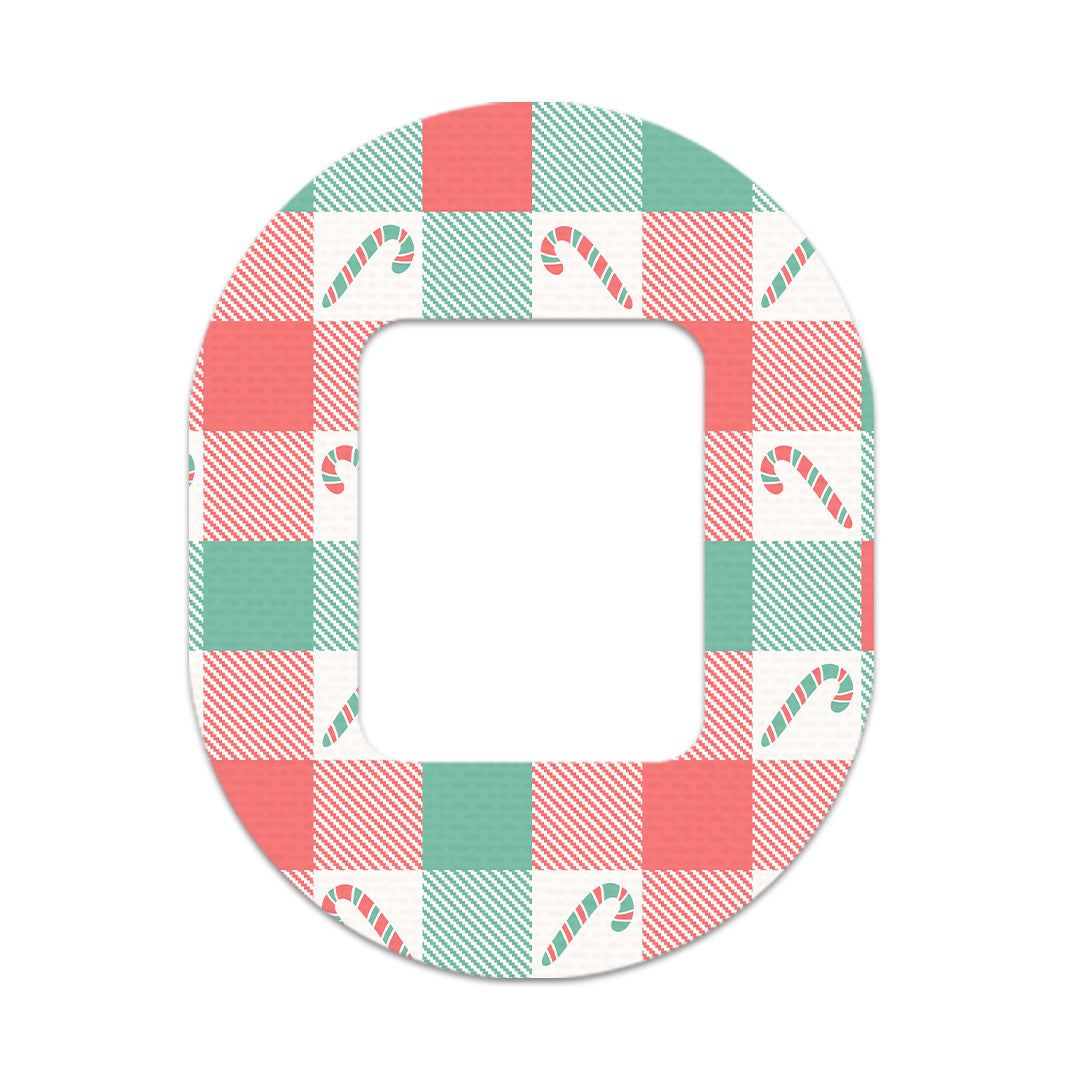 Peppermint Plaid Tandem Mobi Patch Tape - Pump Peelz