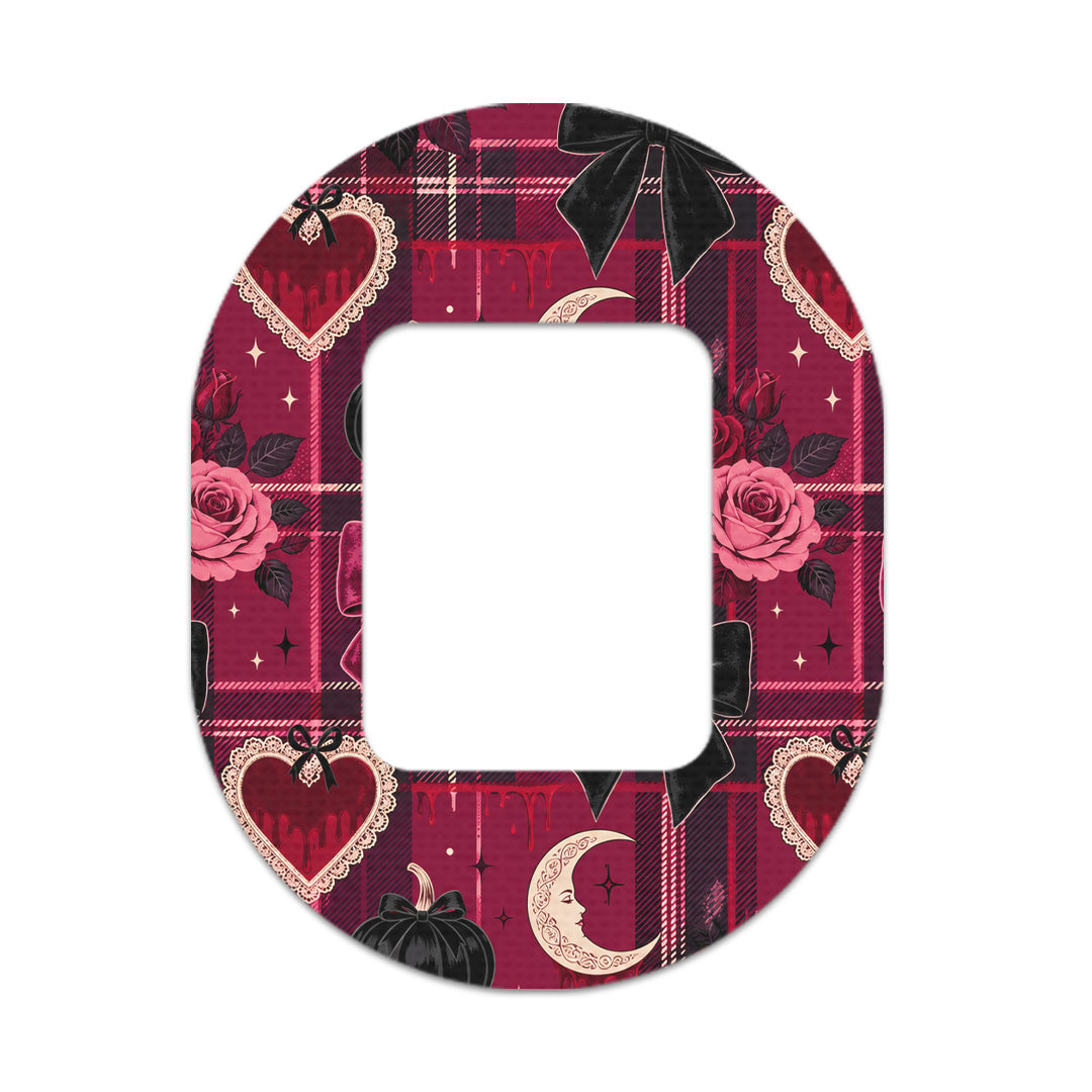 Gothic Sweetheart Plaid Tandem Mobi Patch Tape - Pump Peelz