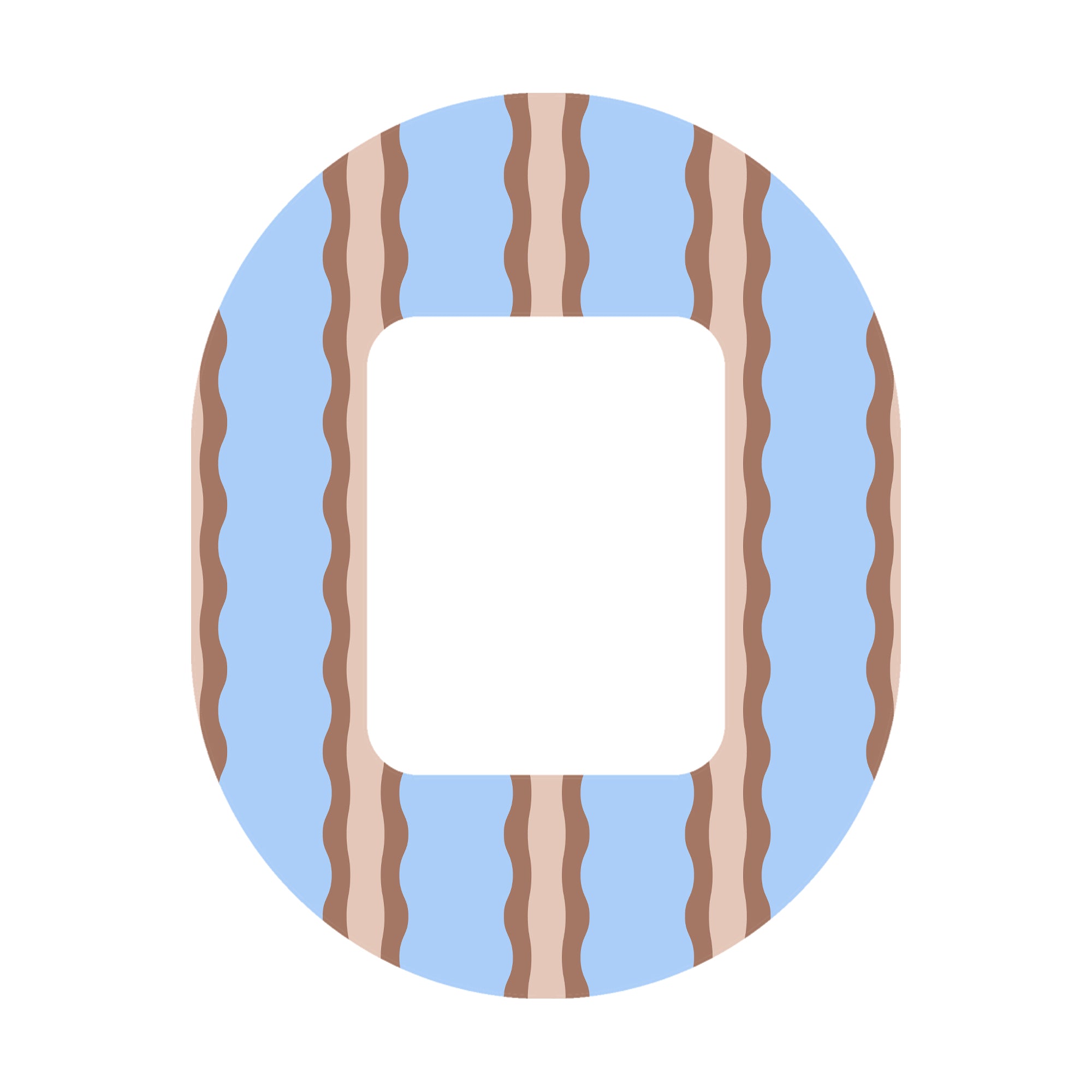 Boardwalk Waves Tandem Mobi Decorative Patch Tape - Pump Peelz