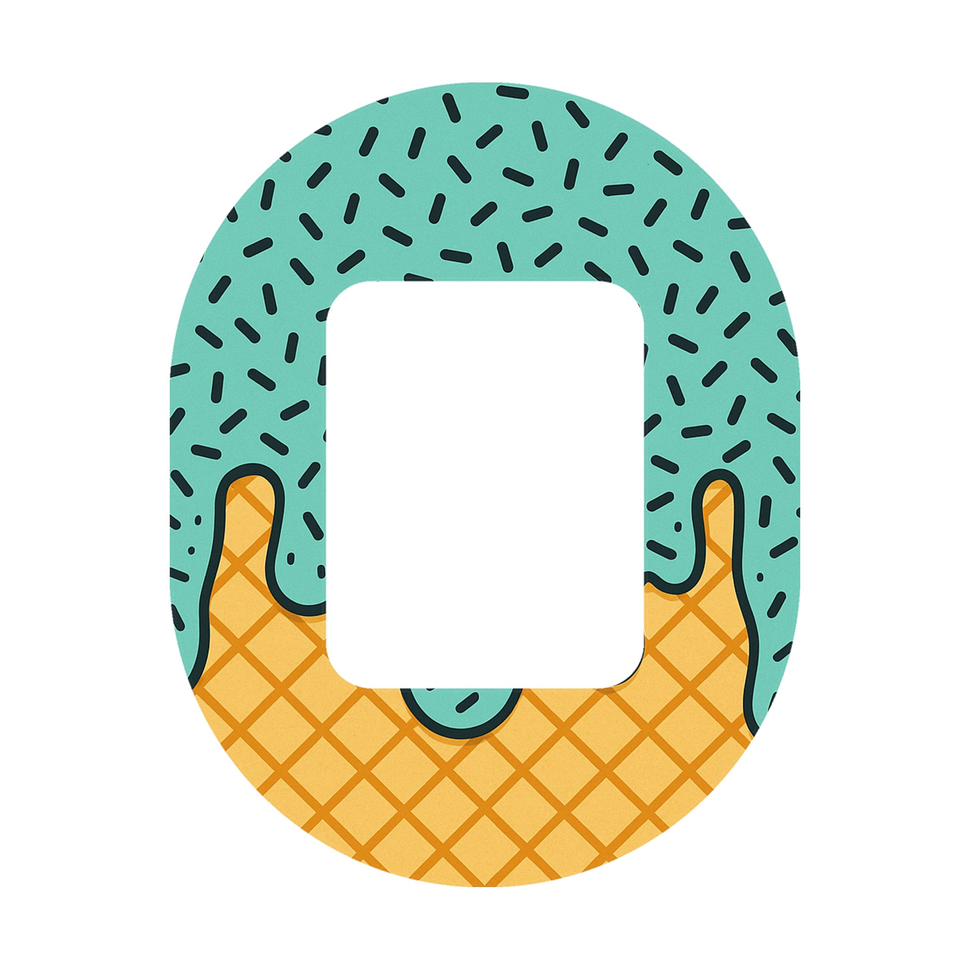 Ice Cream Social Tandem Mobi Decorative Patch Tape - Pump Peelz