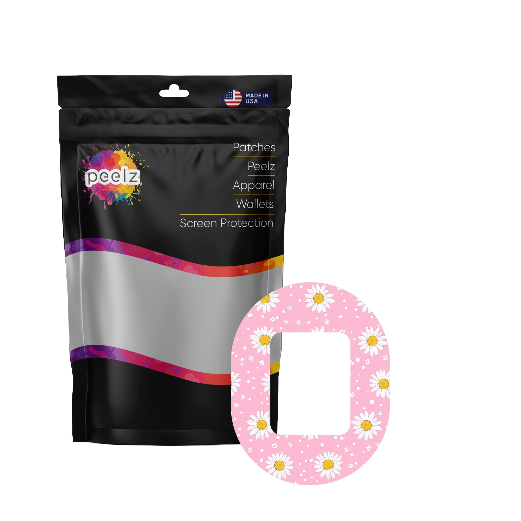 Spring Daisy Tandem Mobi Decorative Patch Tape - Pump Peelz