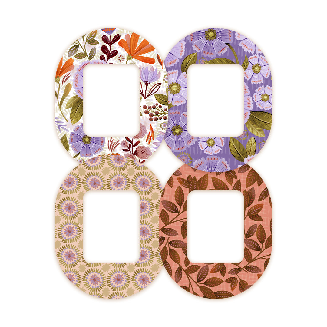 Autumn Blooms Variety Pack for Tandem Mobi Patch Tape - Pump Peelz