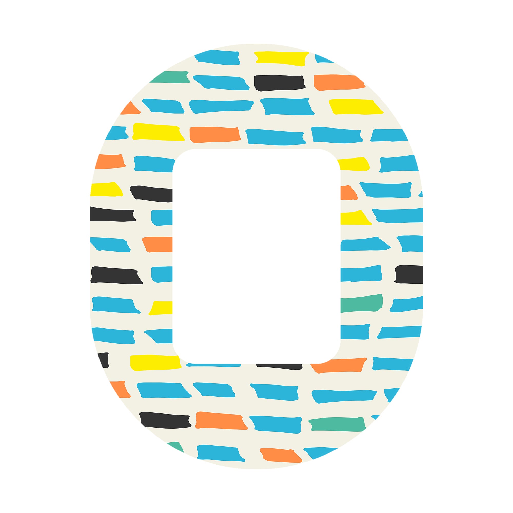 Colorful Sticks Tandem Mobi Decorative Patch Tape - Pump Peelz