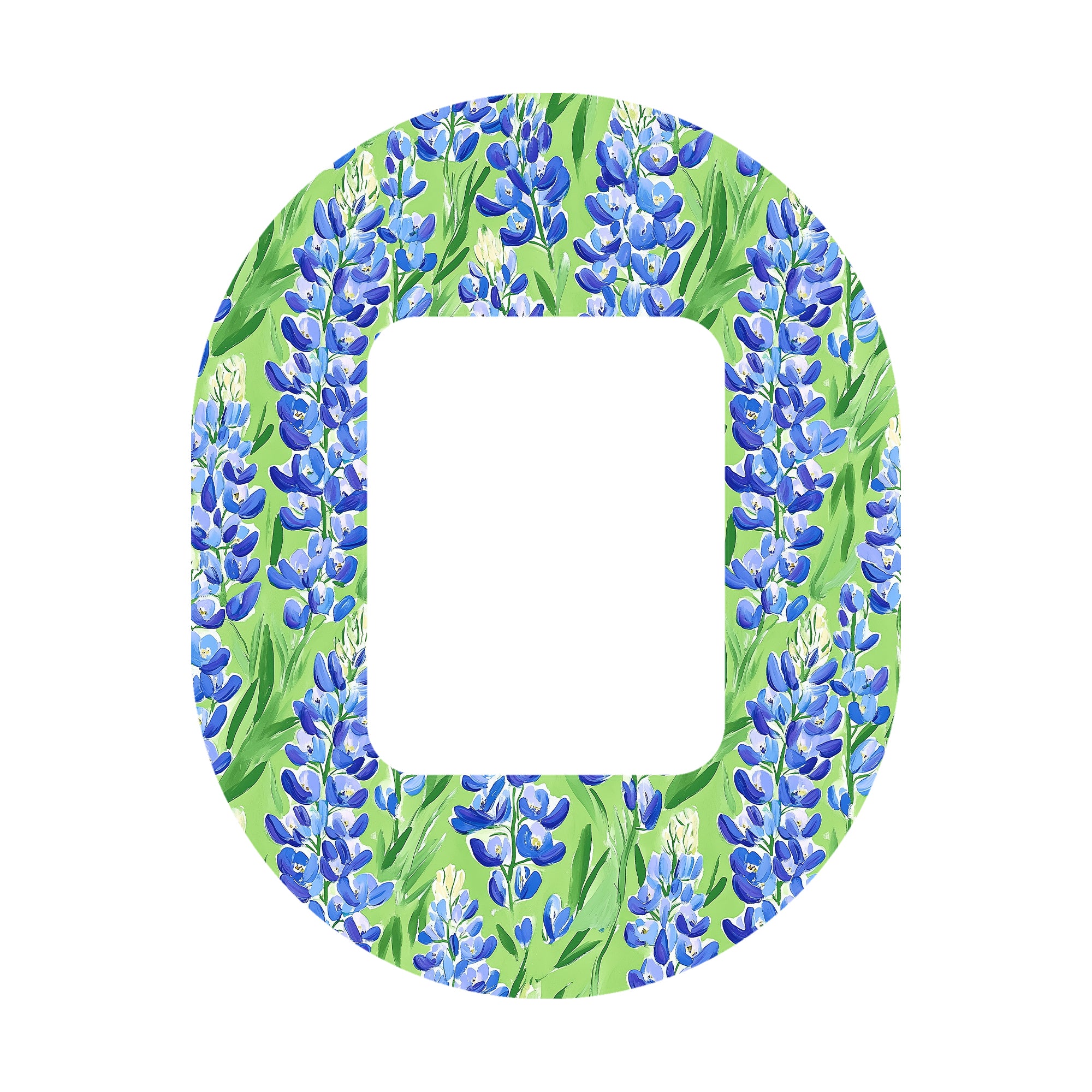 Blue Blooms Tandem Mobi Decorative Patch Tape - Pump Peelz