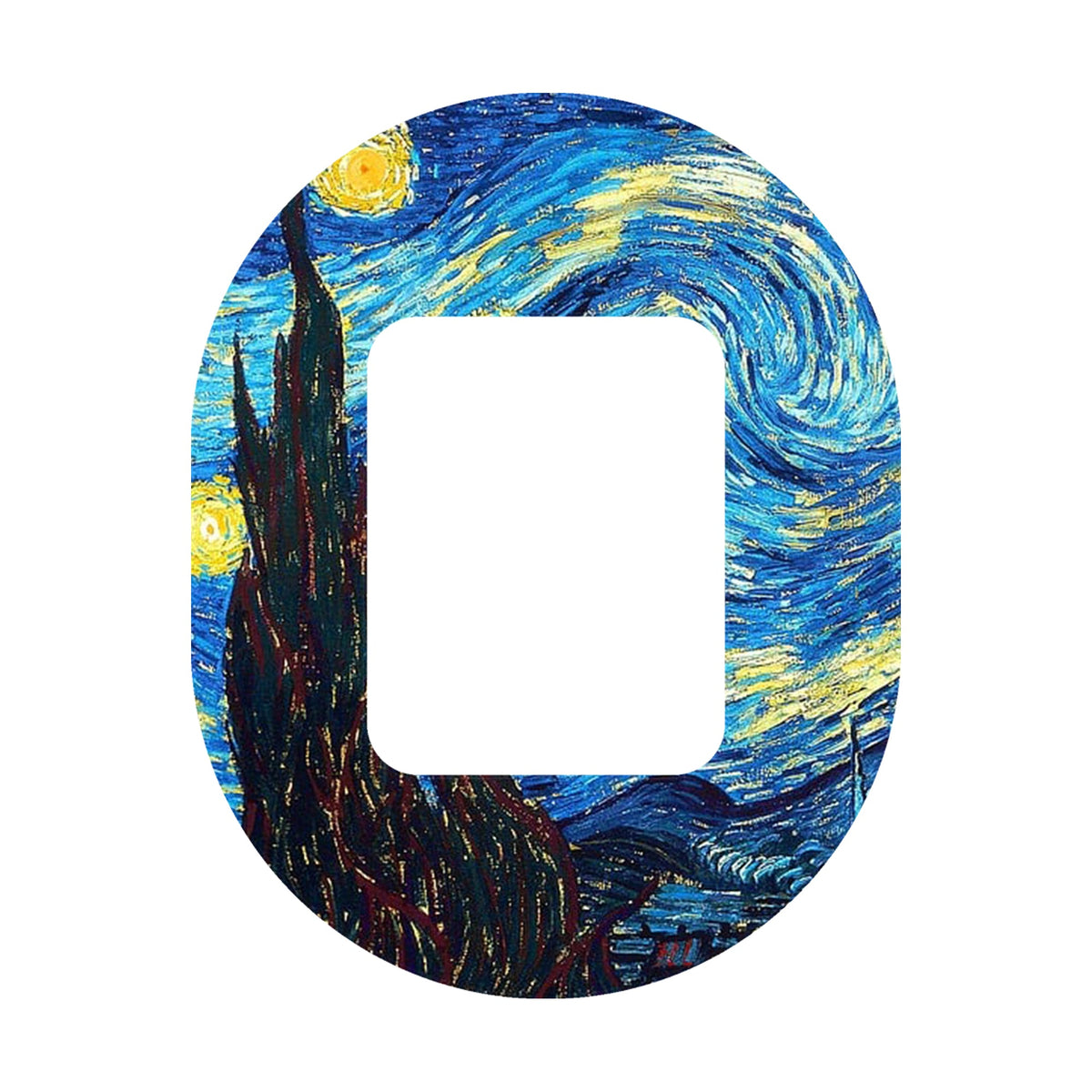 Starry Night decorative patch for Tandem Mobi