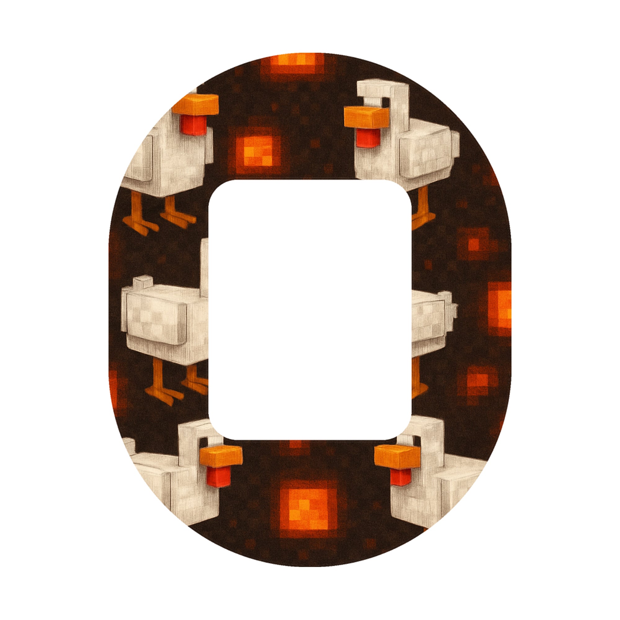 Inferno Chicken Tandem Mobi Decorative Patch Tape - Pump Peelz