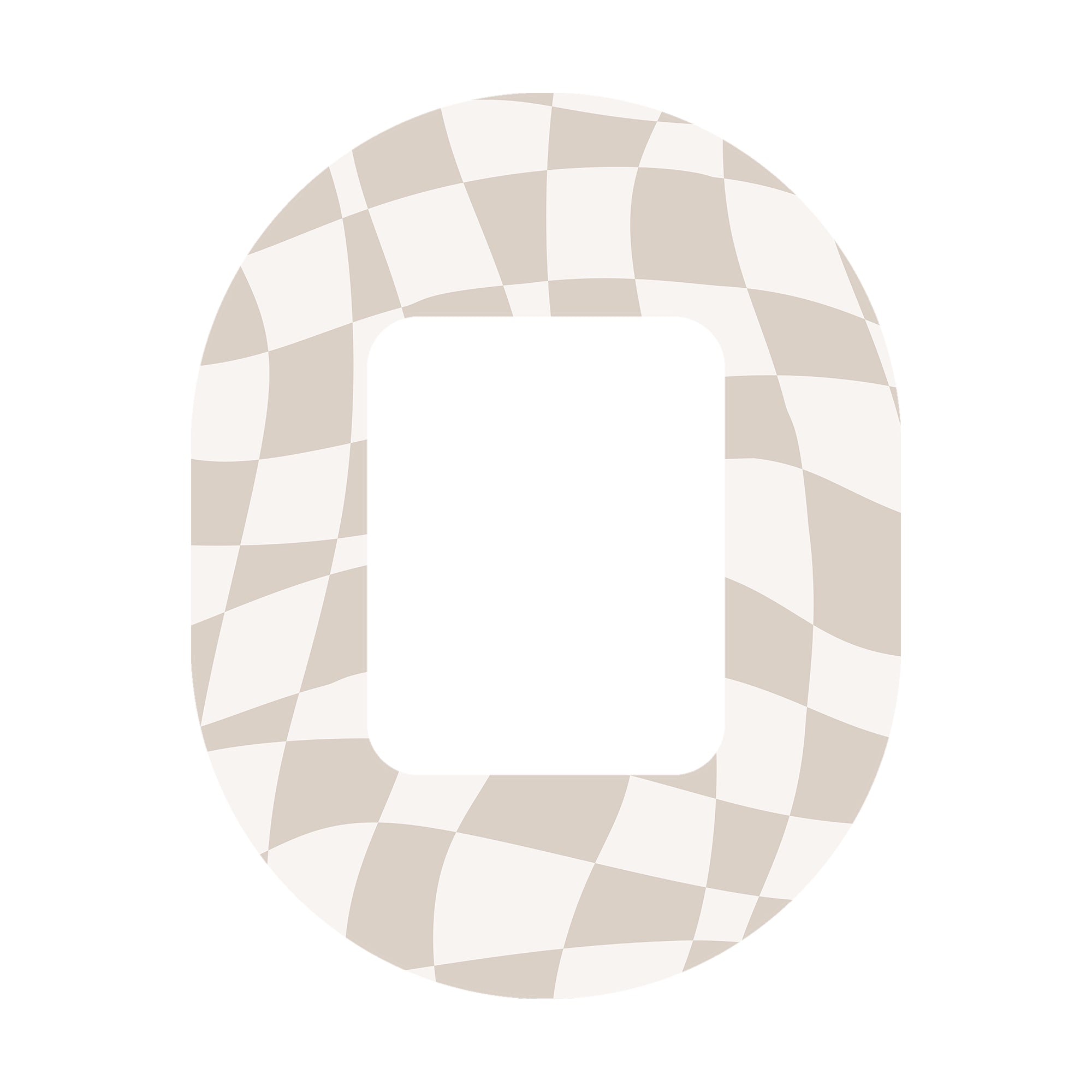 Creamy Check Tandem Mobi Decorative Patch Tape - Pump Peelz