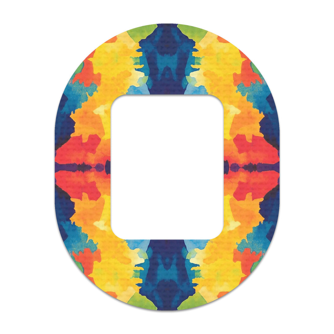 Bright Tie Dye Tandem Mobi Decorative Patch Tape - Pump Peelz