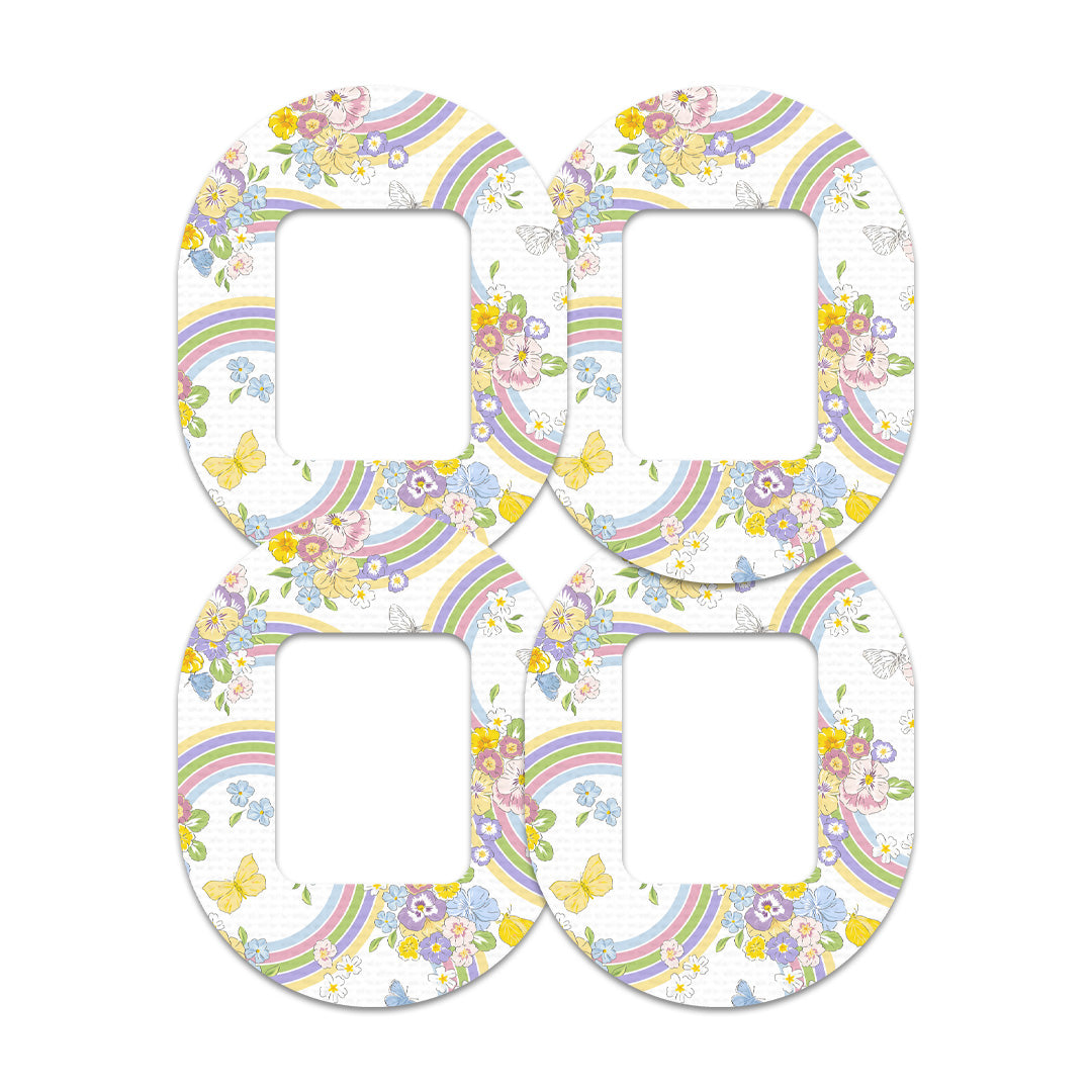 Rainbow Blooms Tandem Mobi Decorative Patch Tape - Pump Peelz