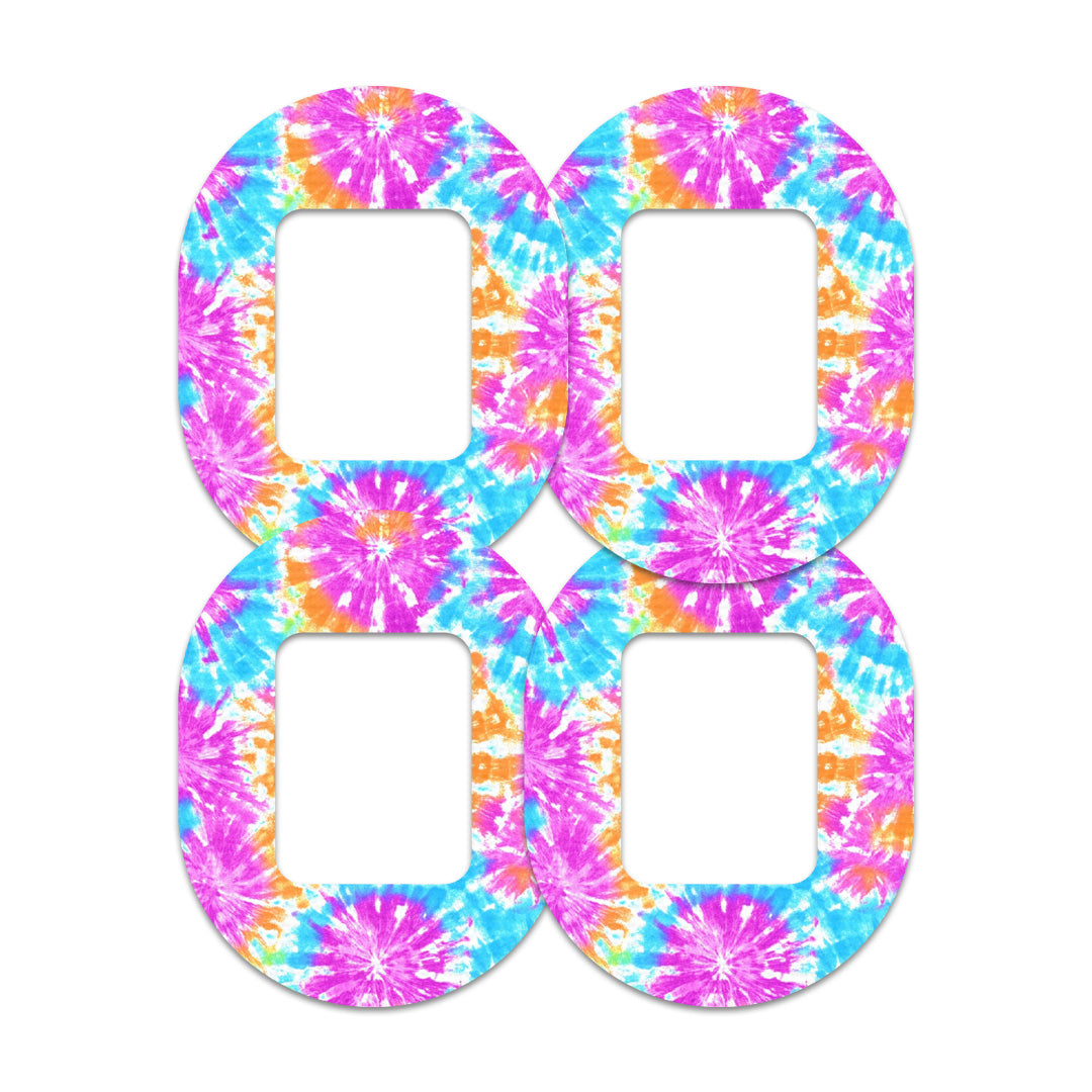 Neon Tie Dye Tandem Mobi Decorative Patch Tape - Pump Peelz