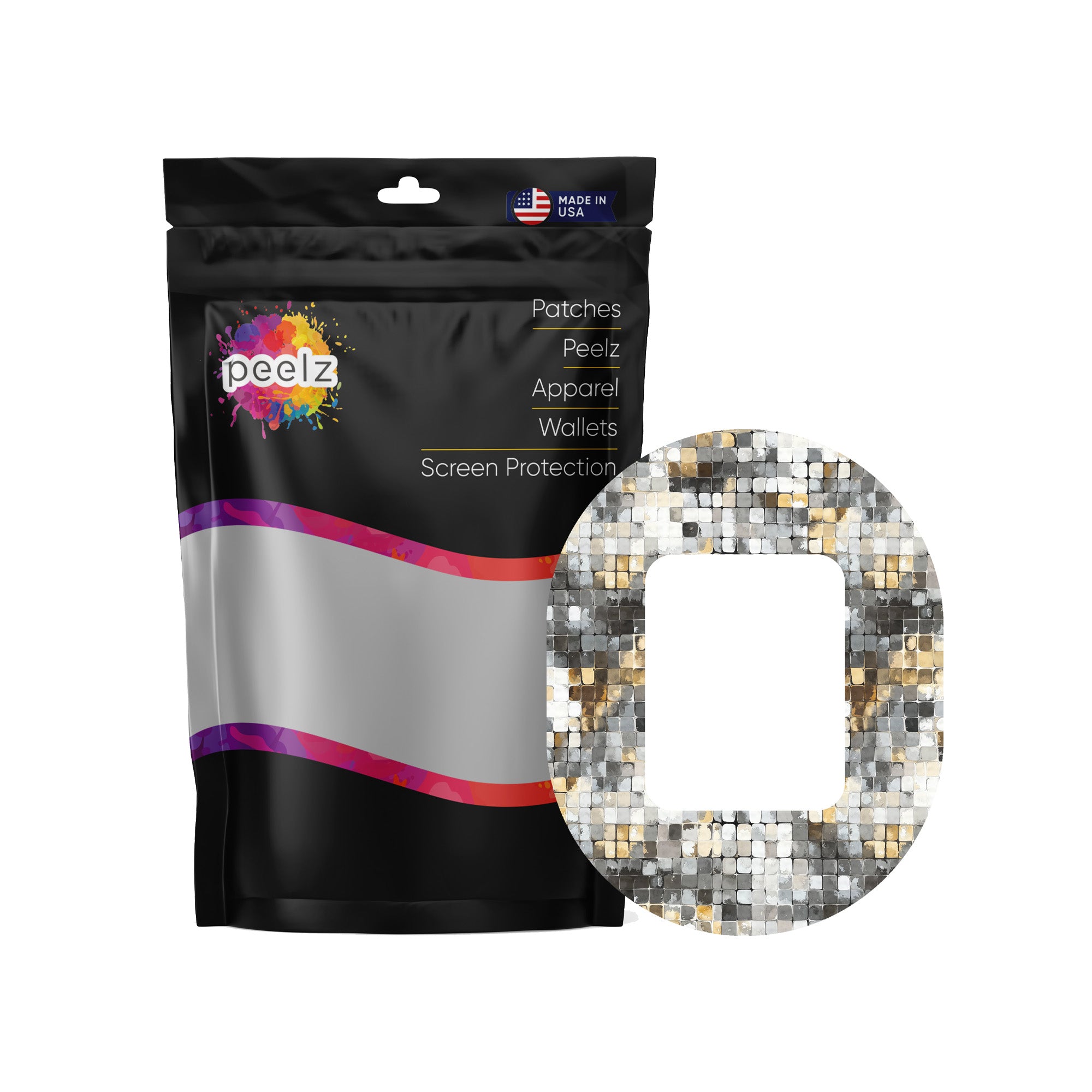 Champagne Glow Tandem Mobi Decorative Patch Tape - Pump Peelz