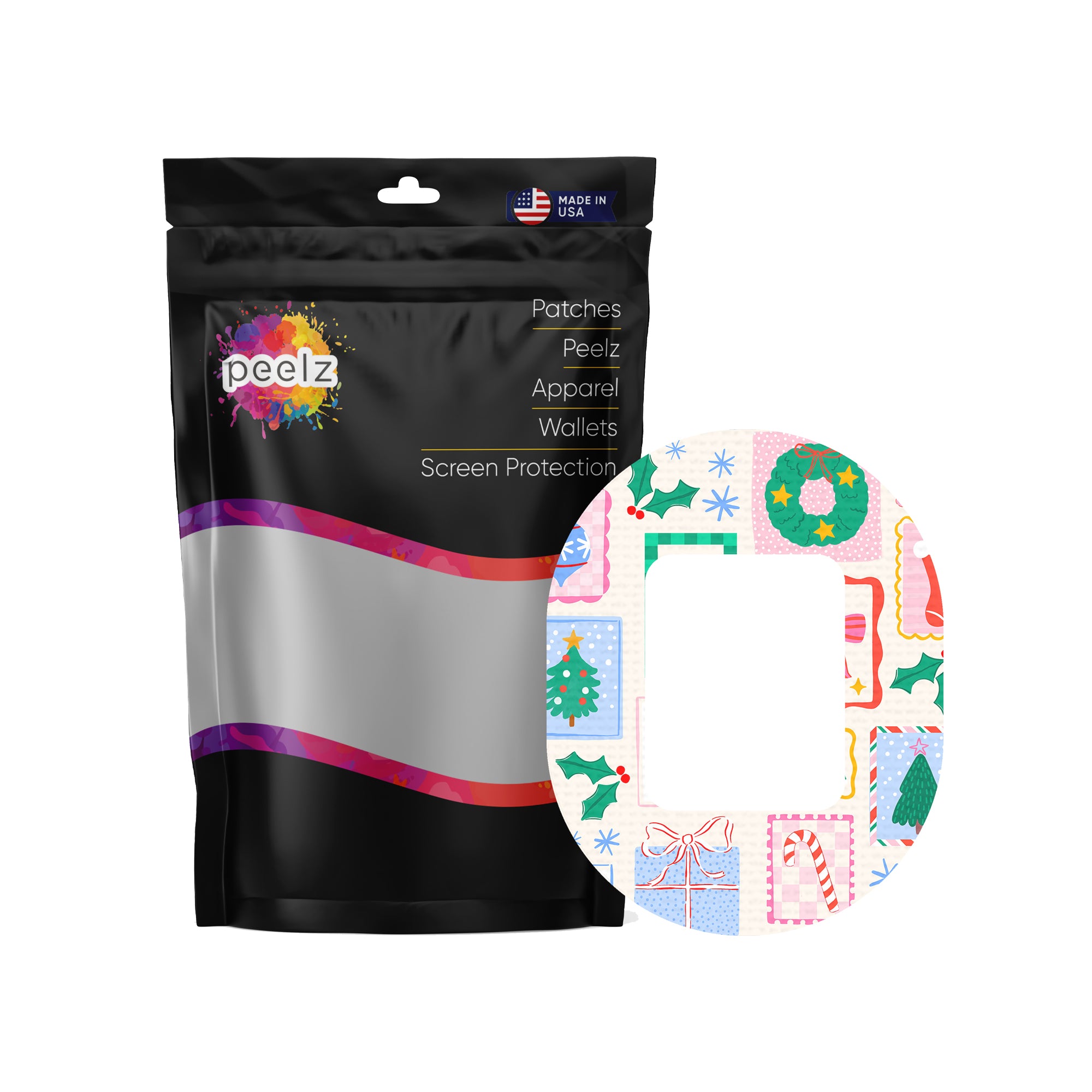 Holiday Greetings Tandem Mobi Patch Tape - Pump Peelz