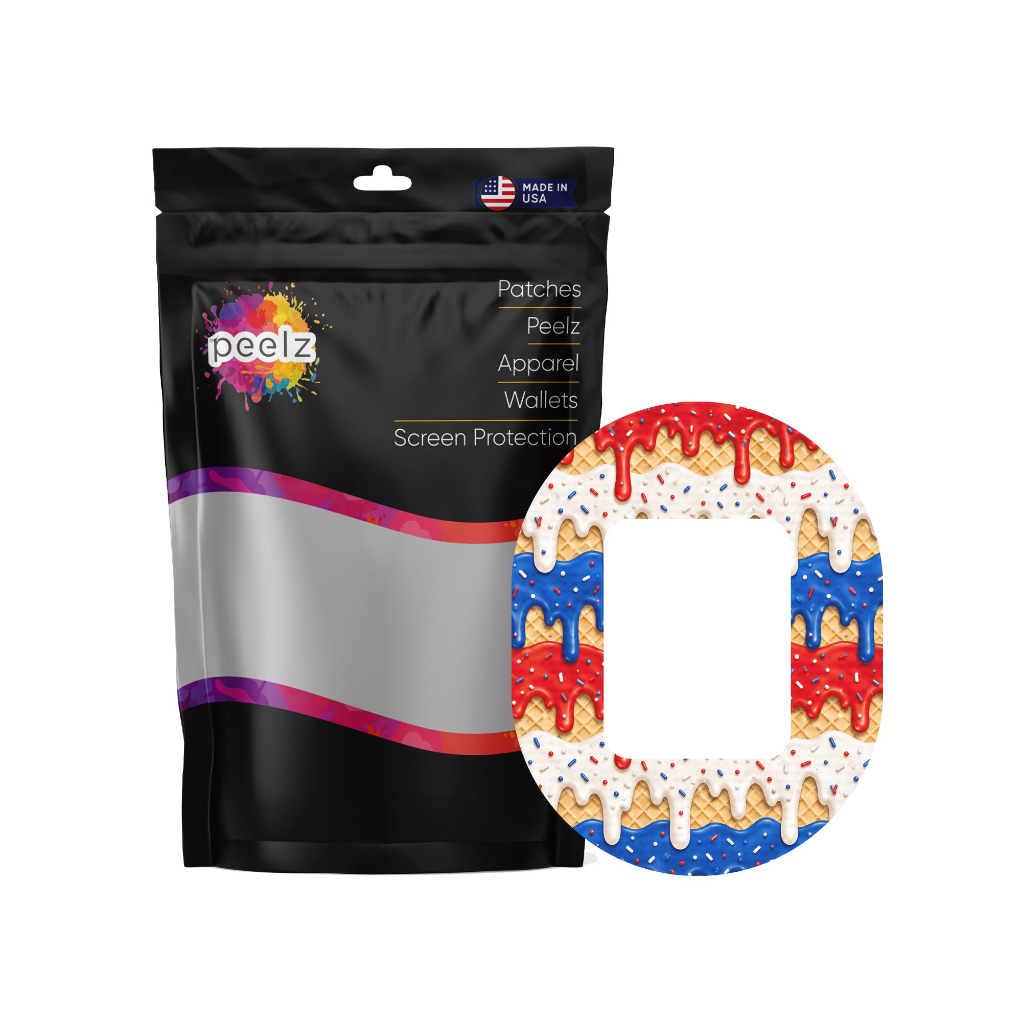 Patriotic Melt Tandem Mobi Patch Tape - Pump Peelz