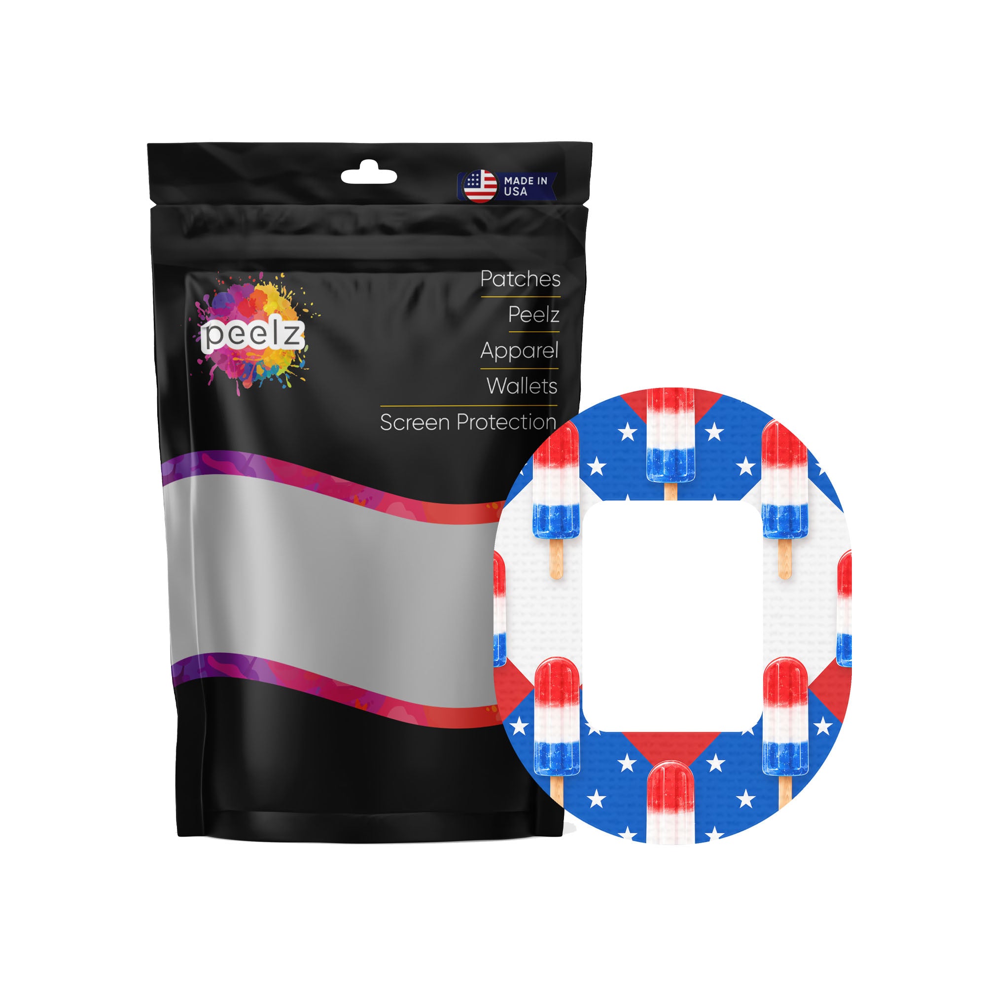 Firecracker Pops Tandem Mobi Patch Tape - Pump Peelz