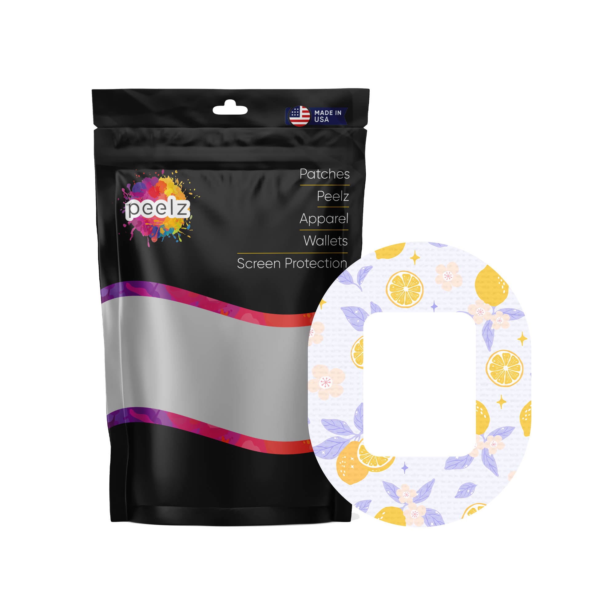 Lemon Lavender Tandem Mobi Patch Tape - Pump Peelz