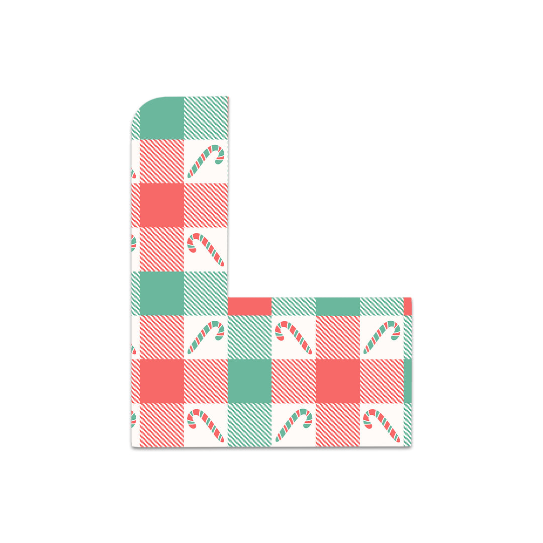 Peppermint Plaid Tandem Mobi Sticker - Pump Peelz