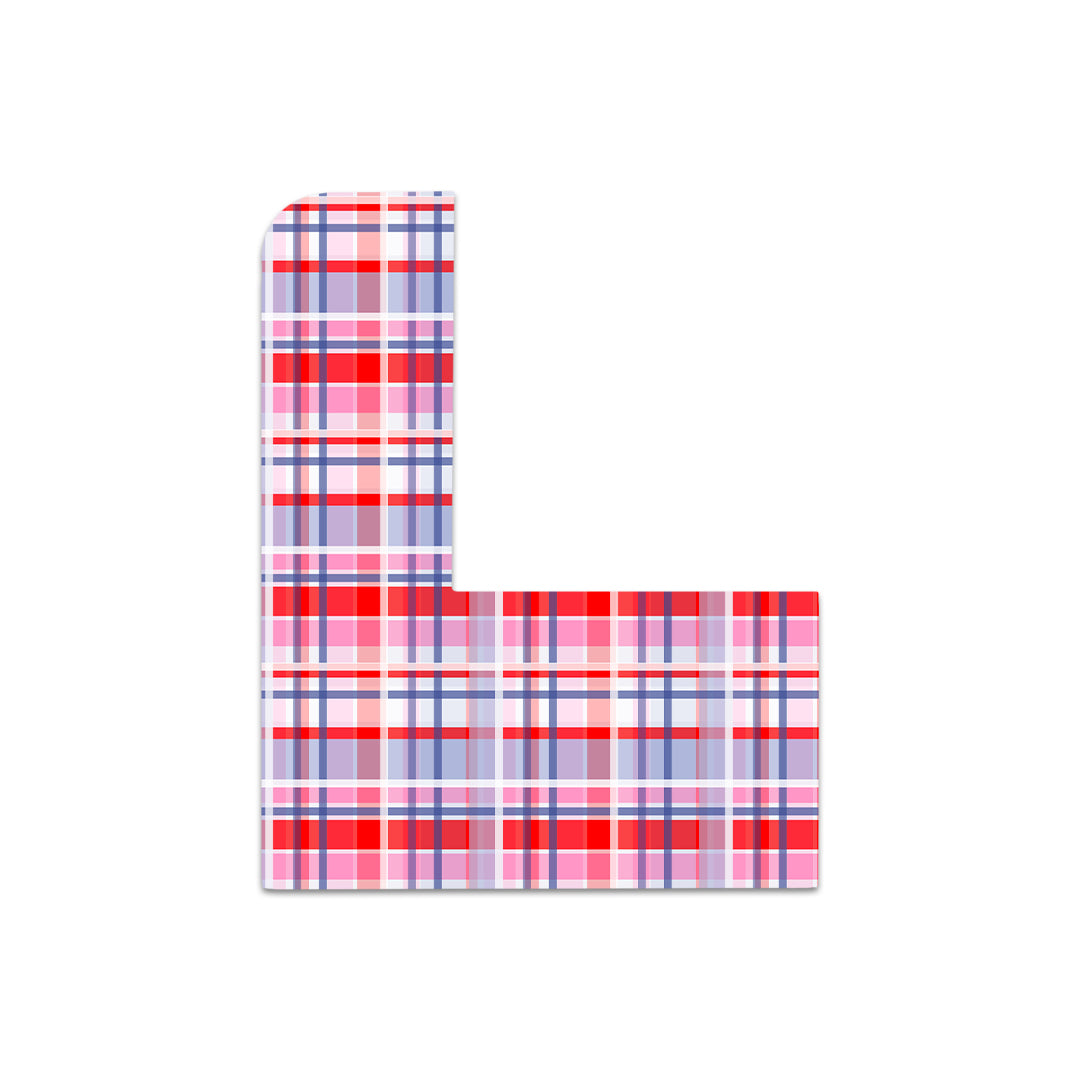 Party Plaid Tandem Mobi Sticker - Pump Peelz